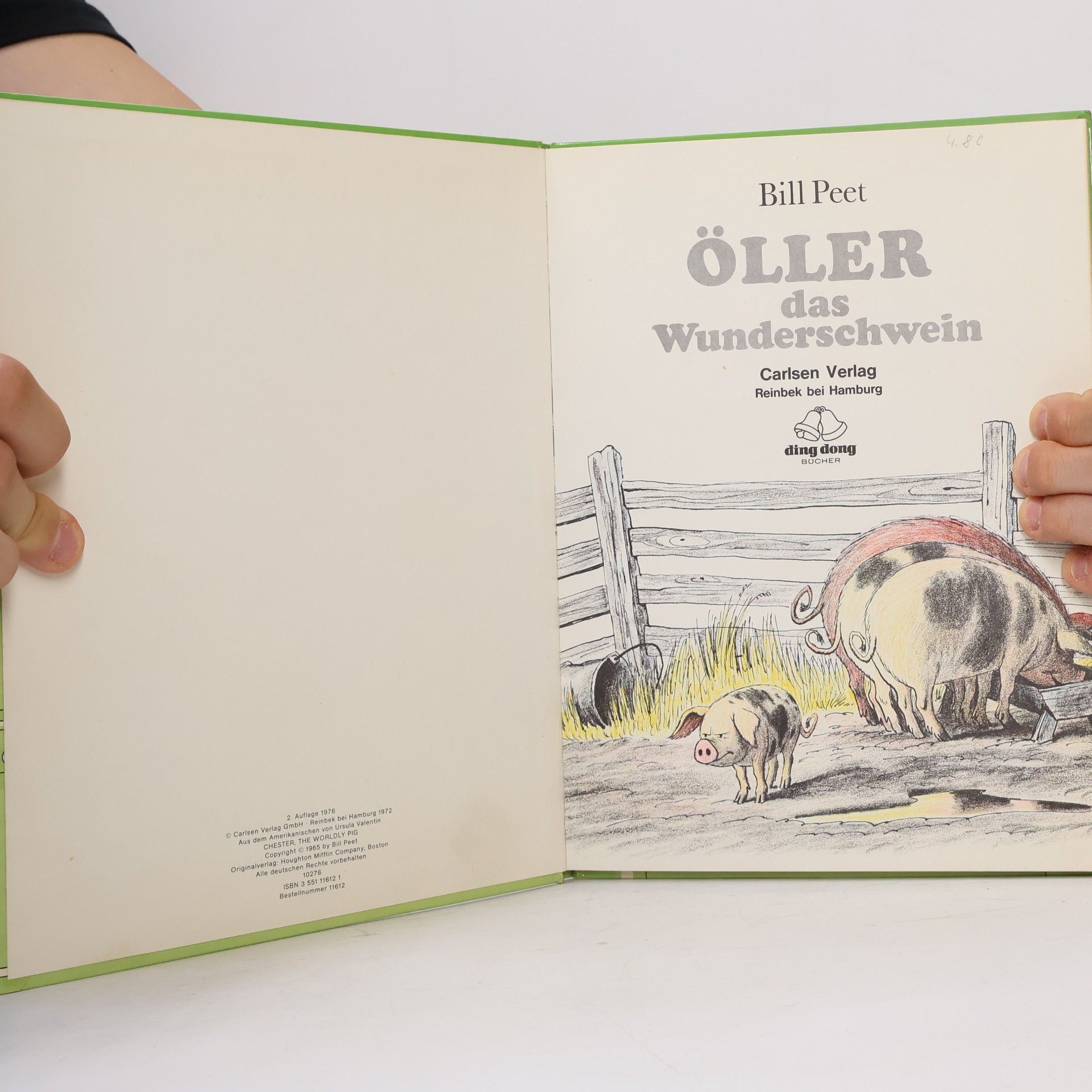Bill Peet Ding Dong Bücher - 12: Öller das Wunderschwein