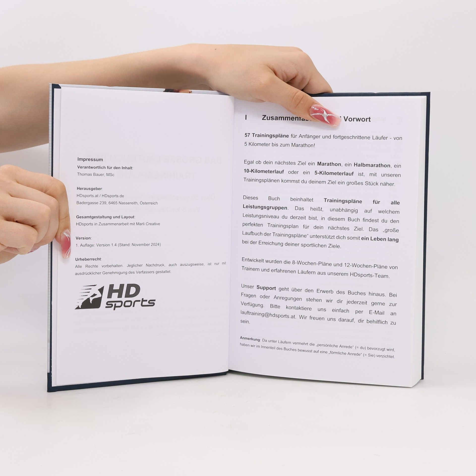 Thomas Bauer Das große Laufbuch der Trainingspläne