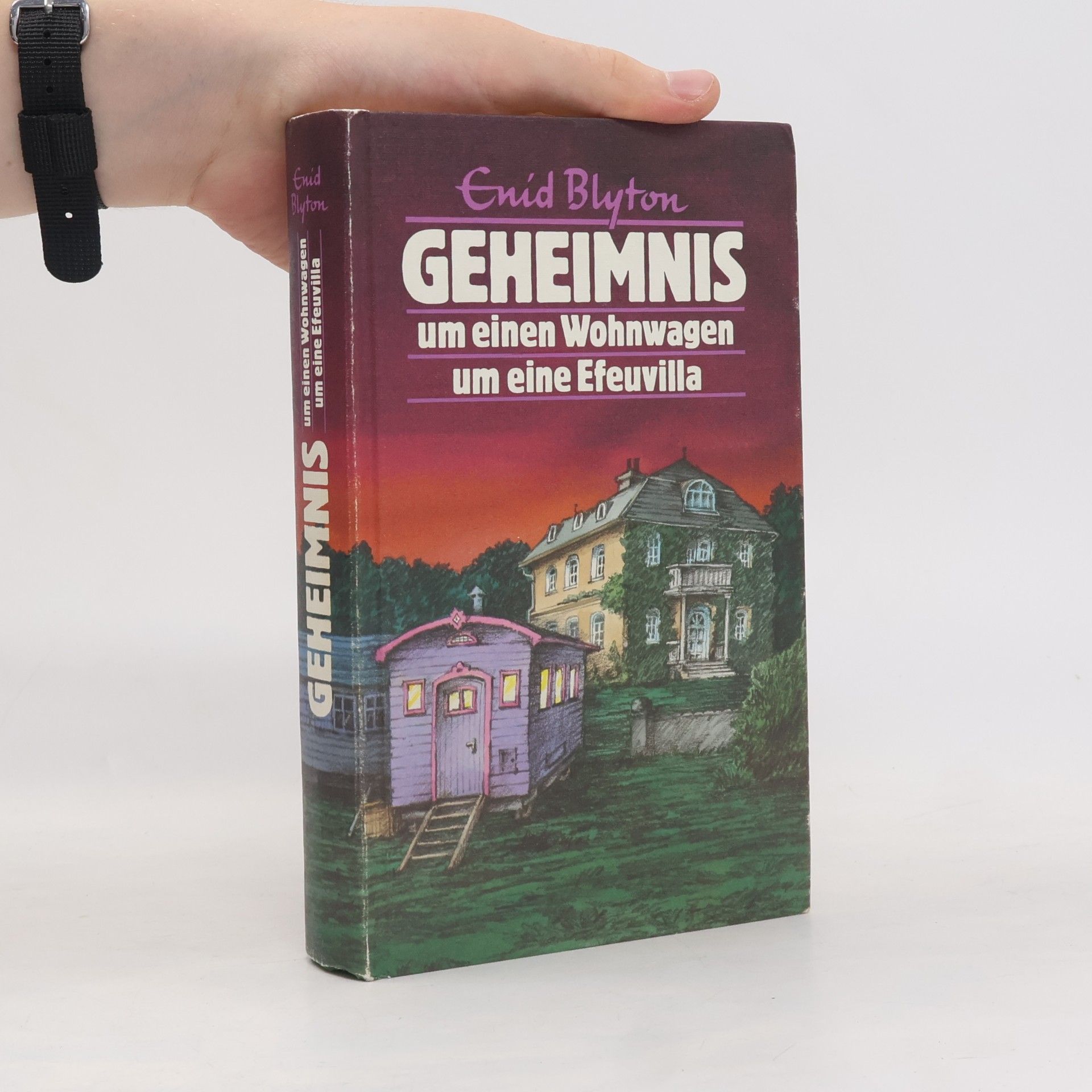 Enid Blyton Geheimnis um einen Wohnwagen um eine Efeuvilla