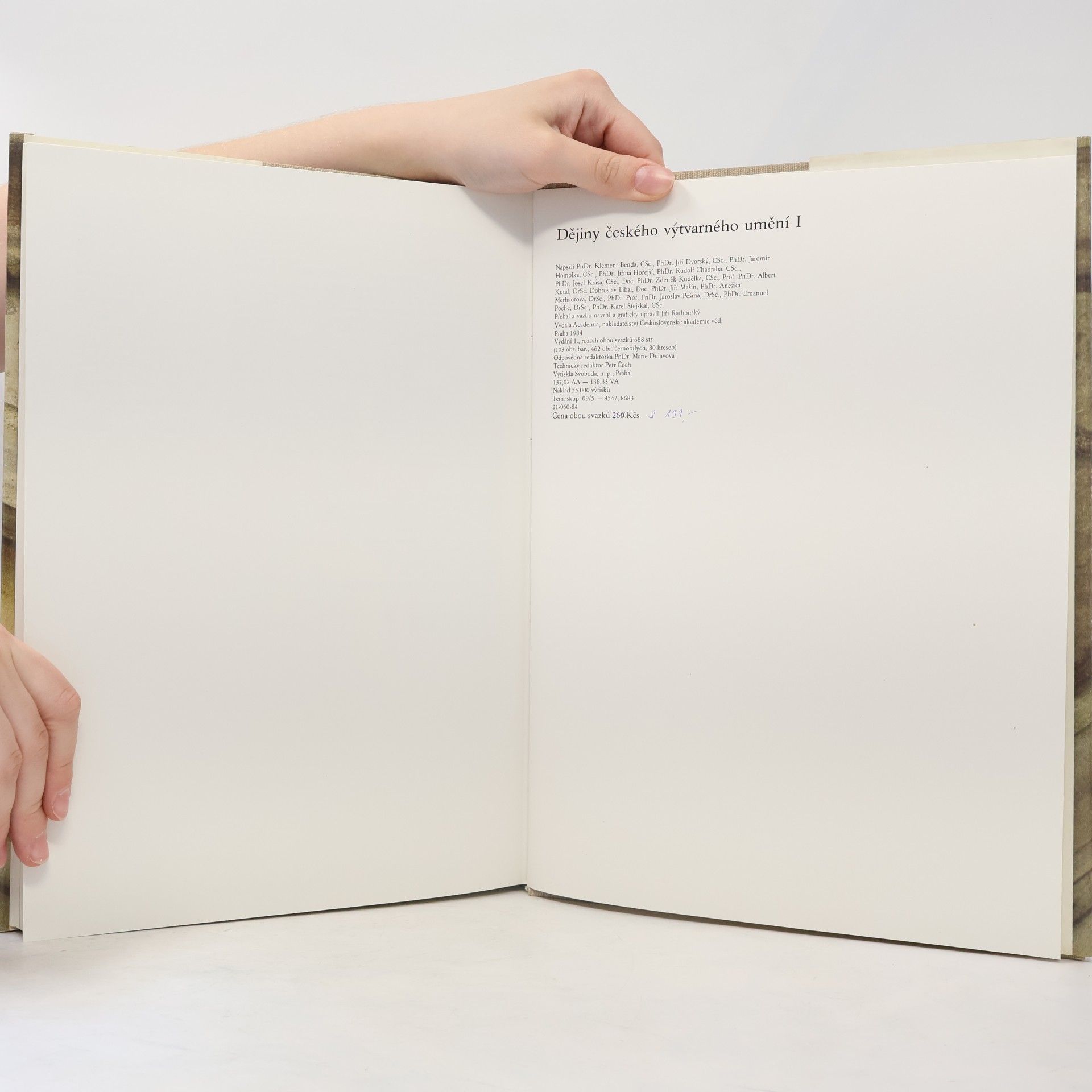 Various authors Dějiny českého výtvarného umění I/1