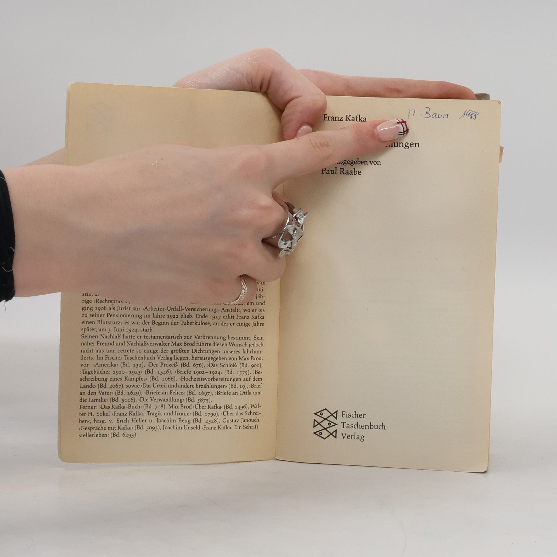 Franz Kafka Sämtliche Erzählungen