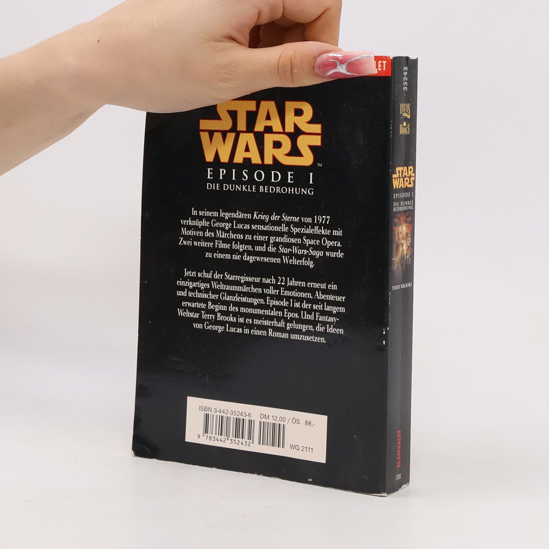 Terry Brooks Star wars - Episode I, Die dunkle Bedrohung