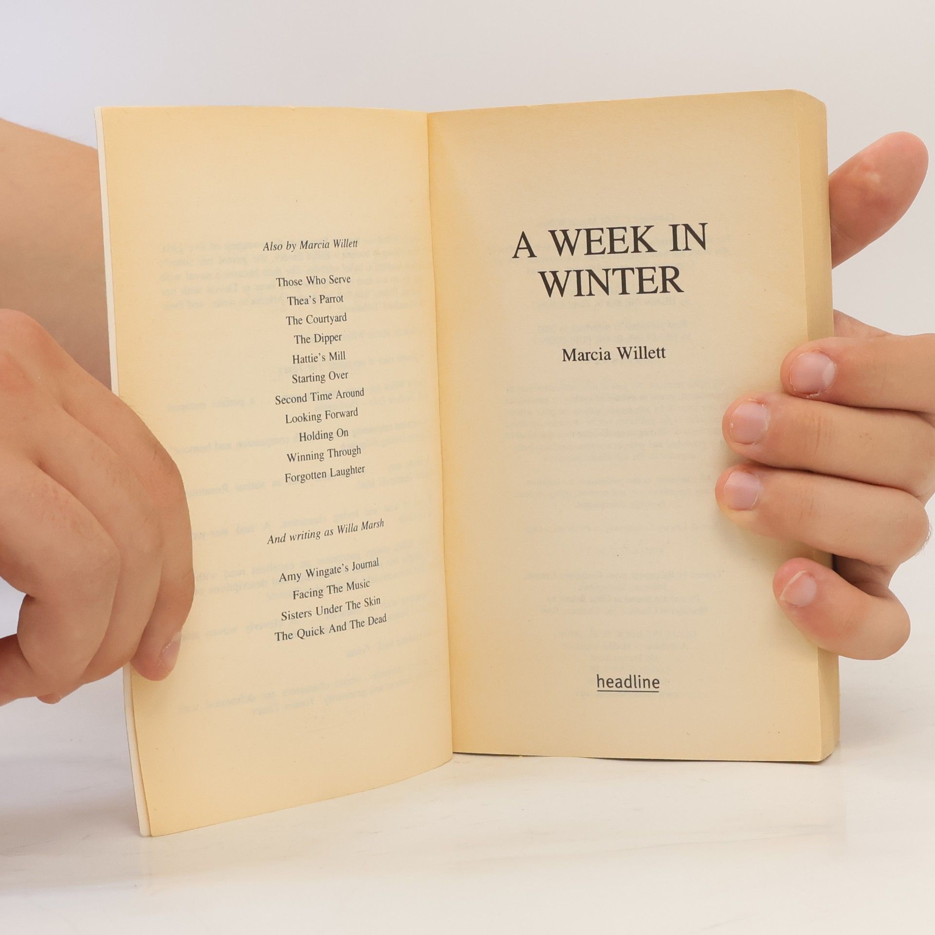 Marcia Willett A Week in Winter