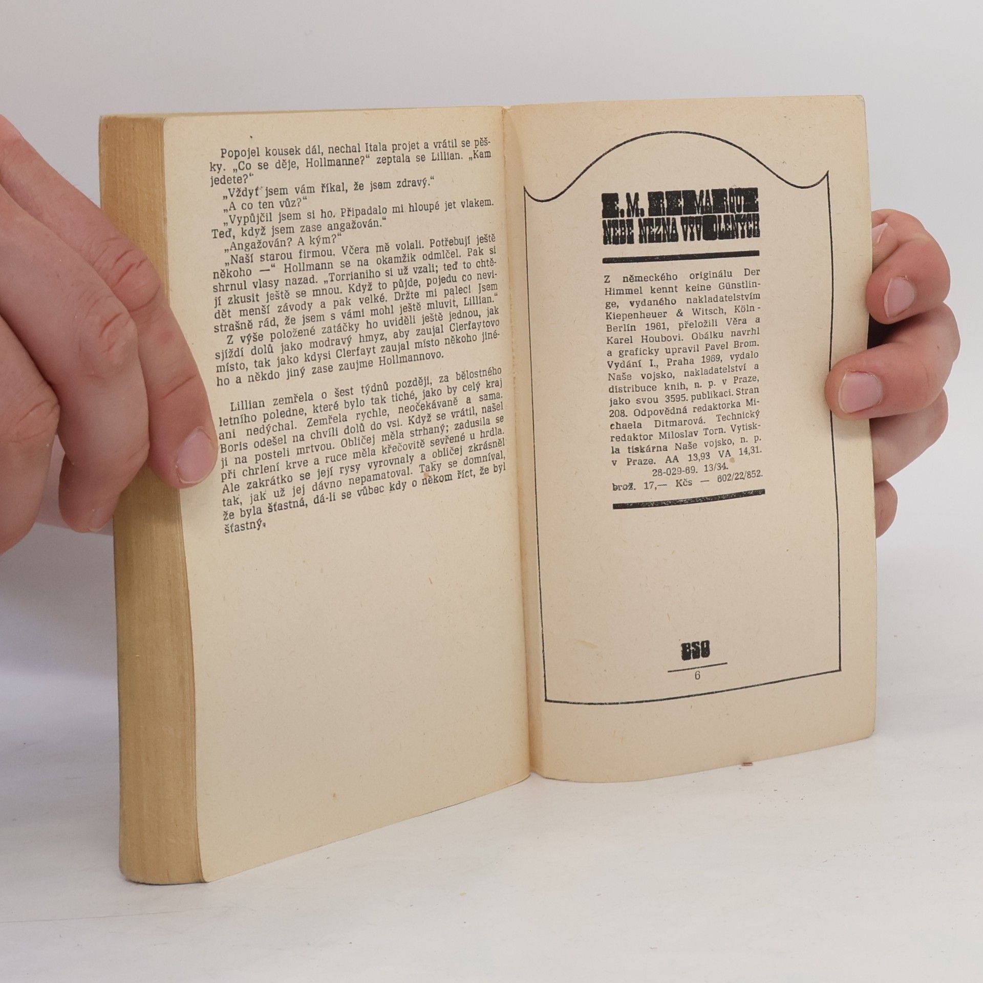 Erich Maria Remarque Nebe nezná vyvolených