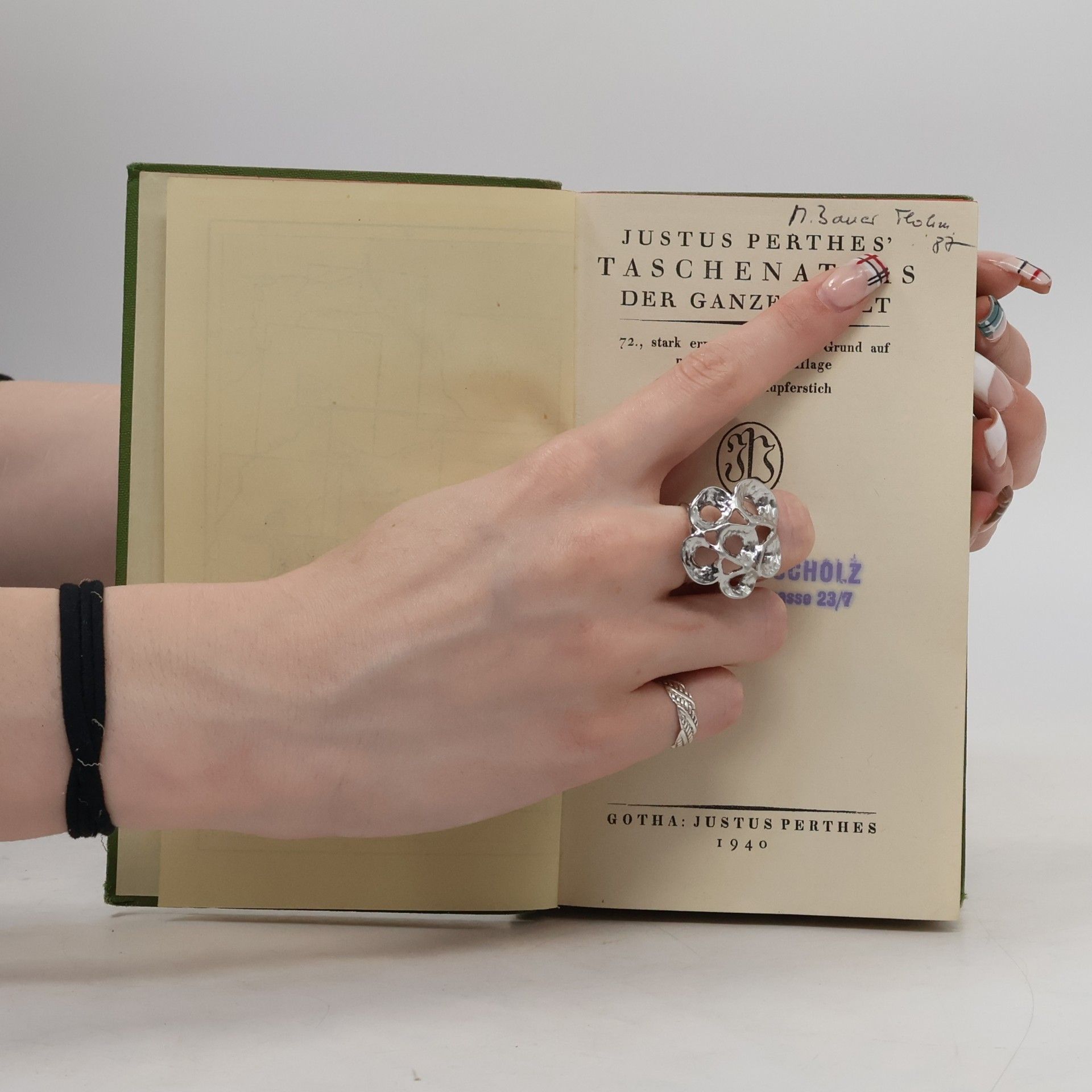 Justus Perthes Justus Perthes' Taschenatlas der ganzen welt