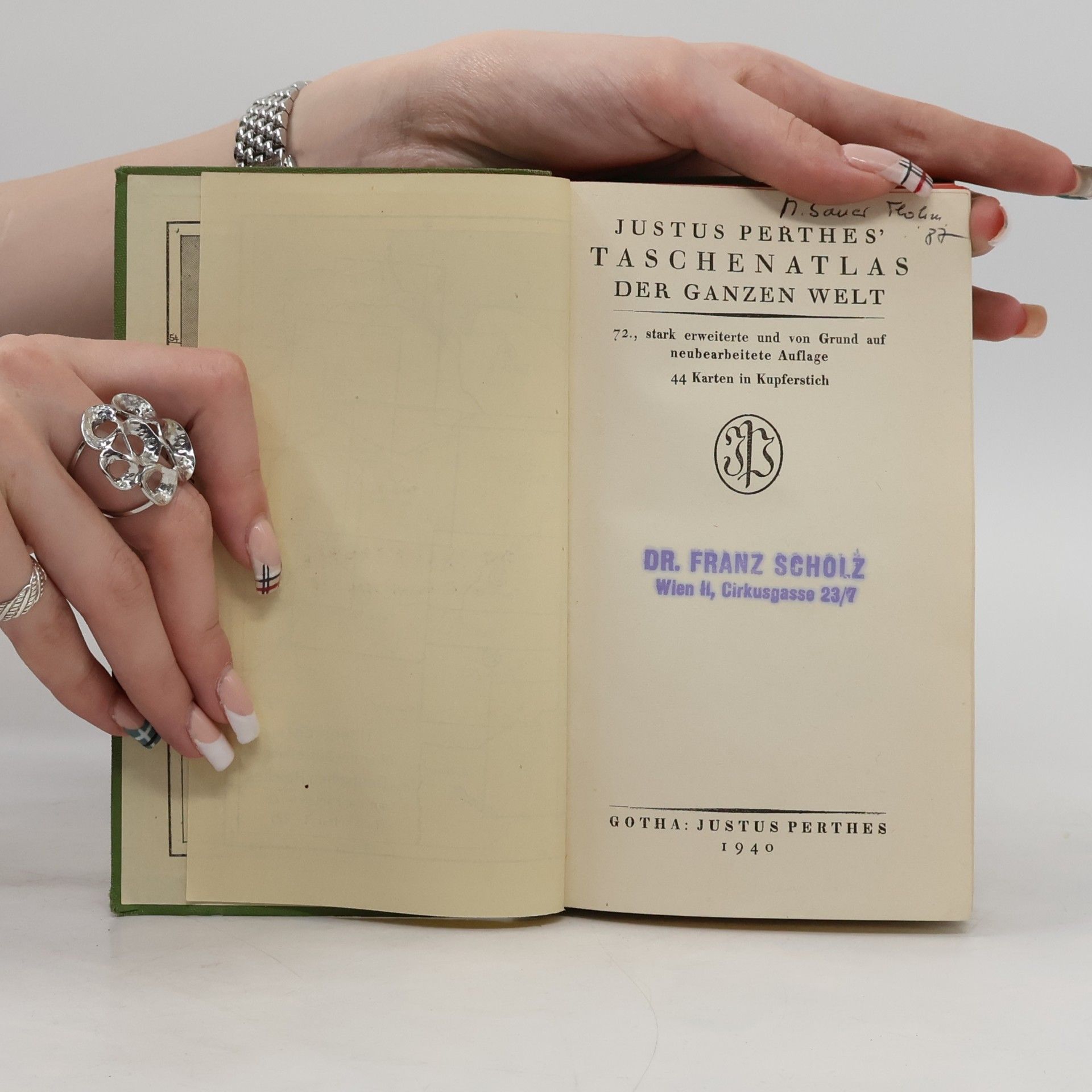 Justus Perthes Justus Perthes' Taschenatlas der ganzen welt