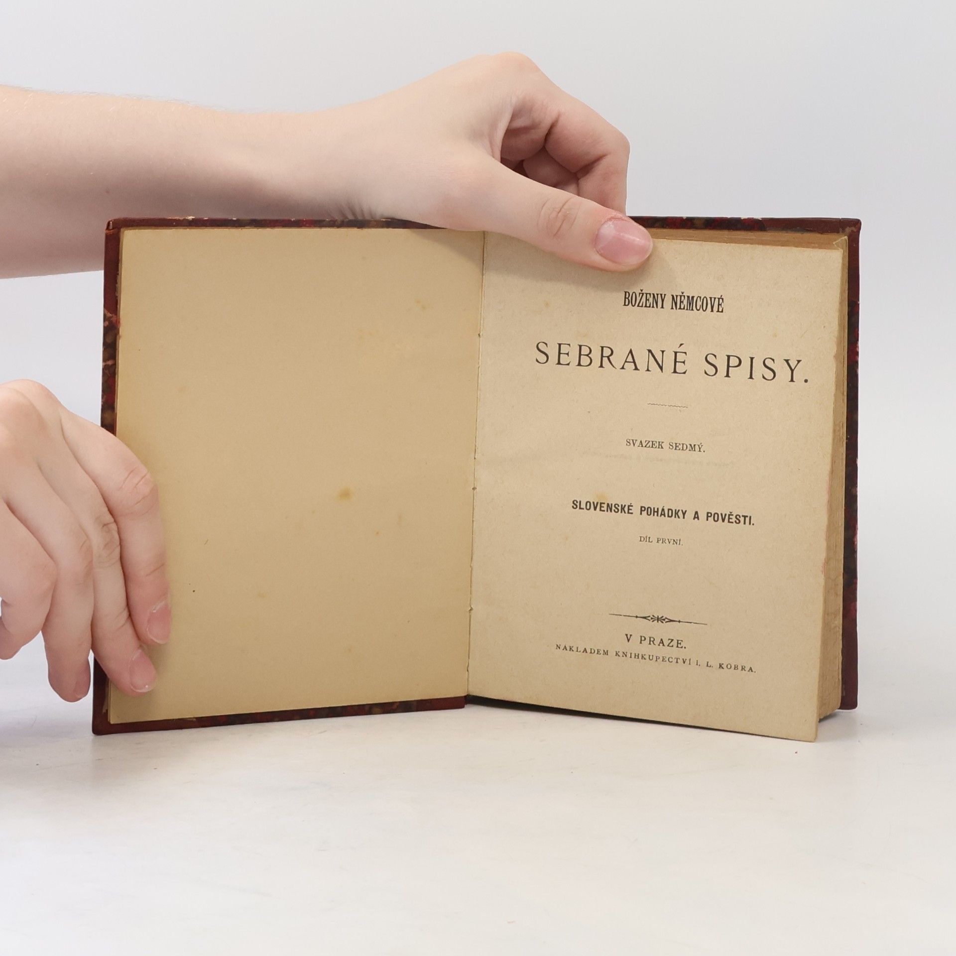 Božena Němcová Sebrané spisy Boženy Němcové