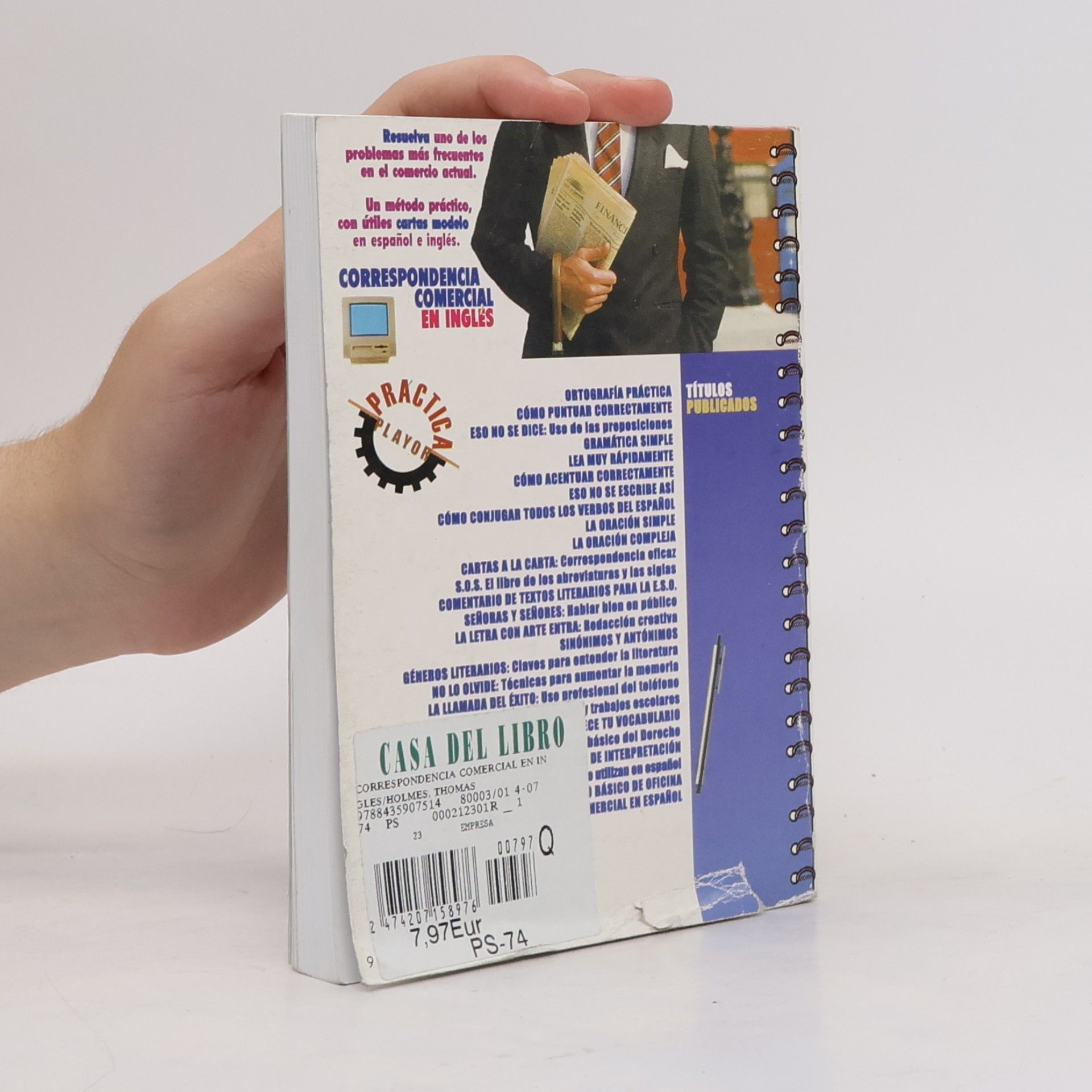 Thomas Holmes Práctica: Correspondencia comercial en Inglés