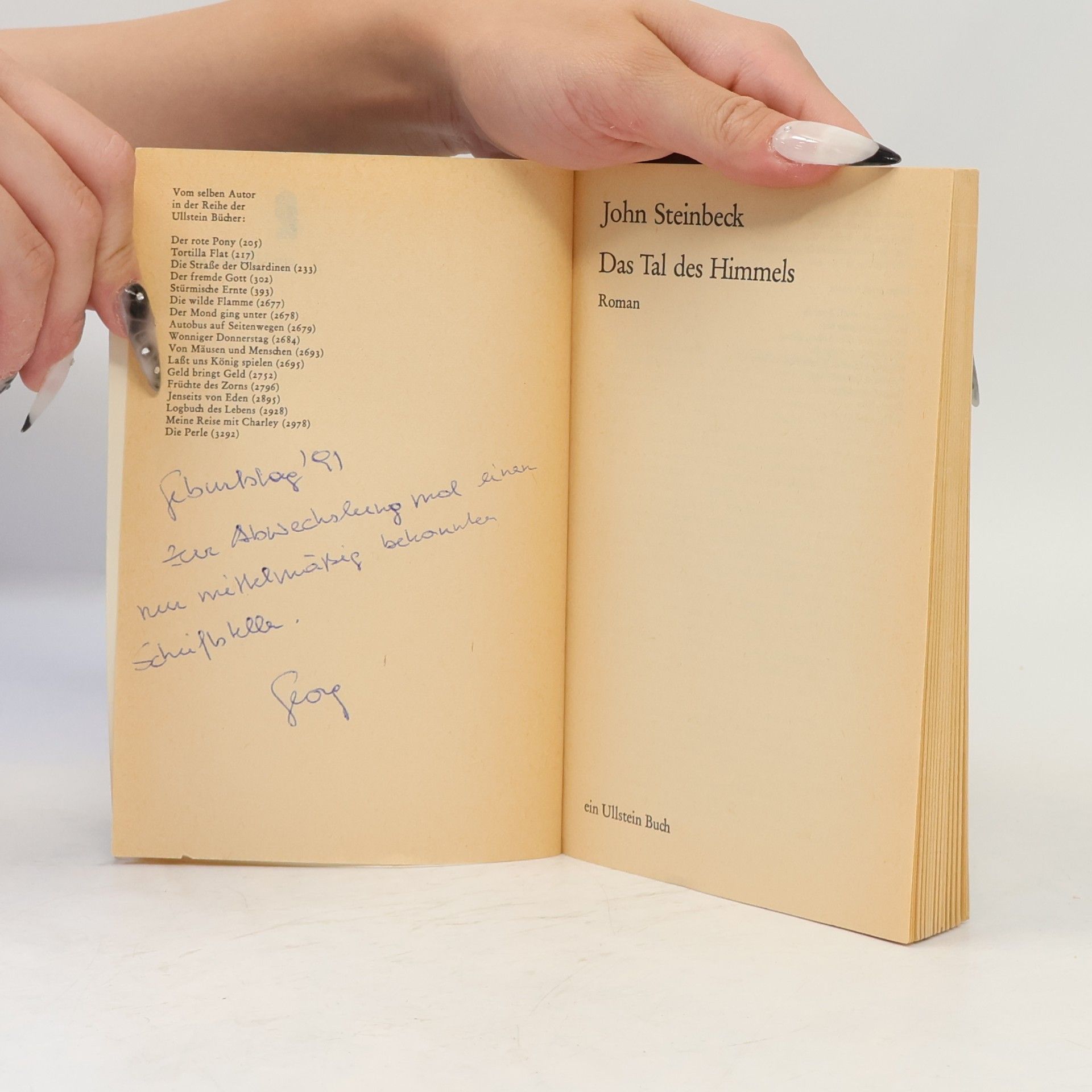 John Steinbeck Das Tal des Himmels