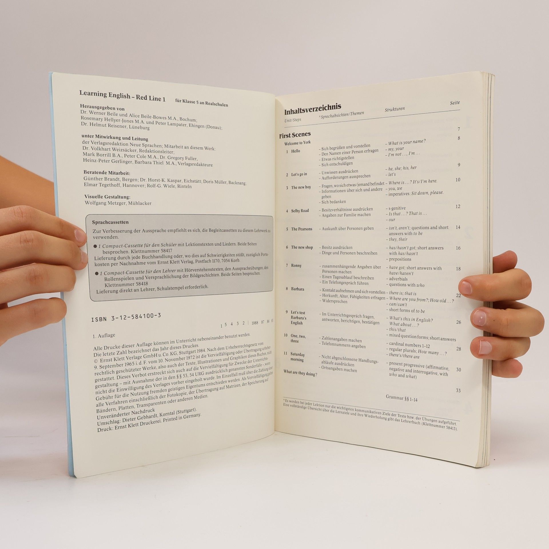 Günther Brandt Learning English, Red Line, Tl.1, Pupil's Book, 1. Lehrjahr