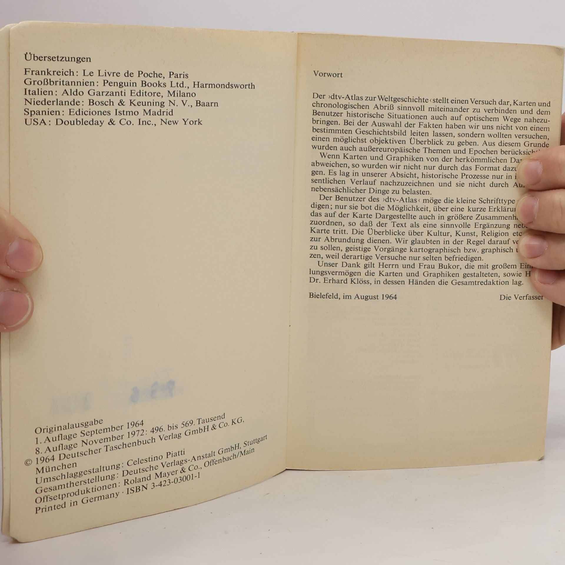 Hermann Kinder Atlas zur Weltgeschichte. Band 2