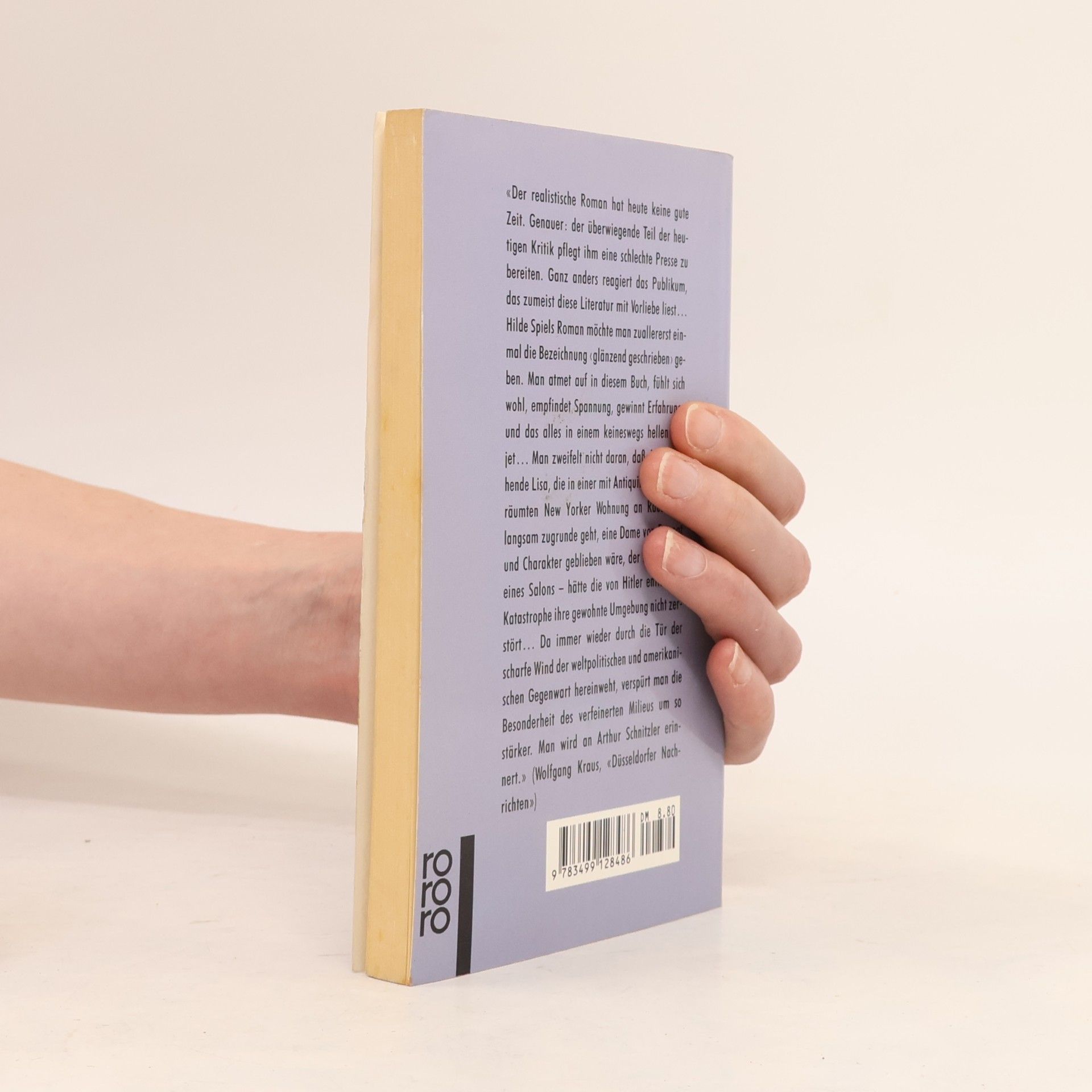 Hilde Spiel Lisas Zimmer : Roman