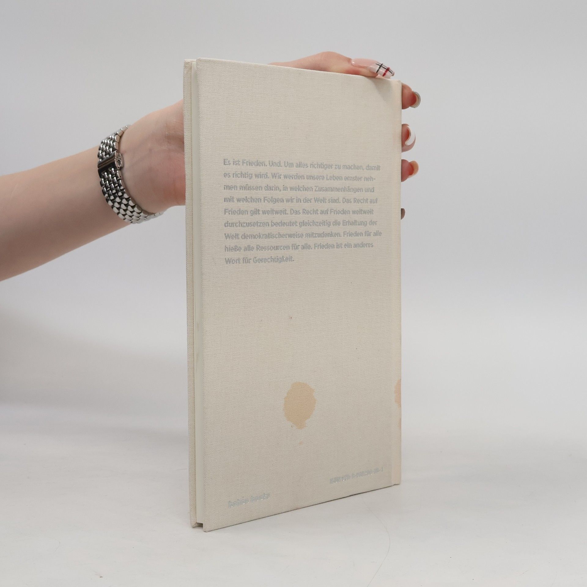 Marlene Streeruwitz Handbuch gegen den Krieg.