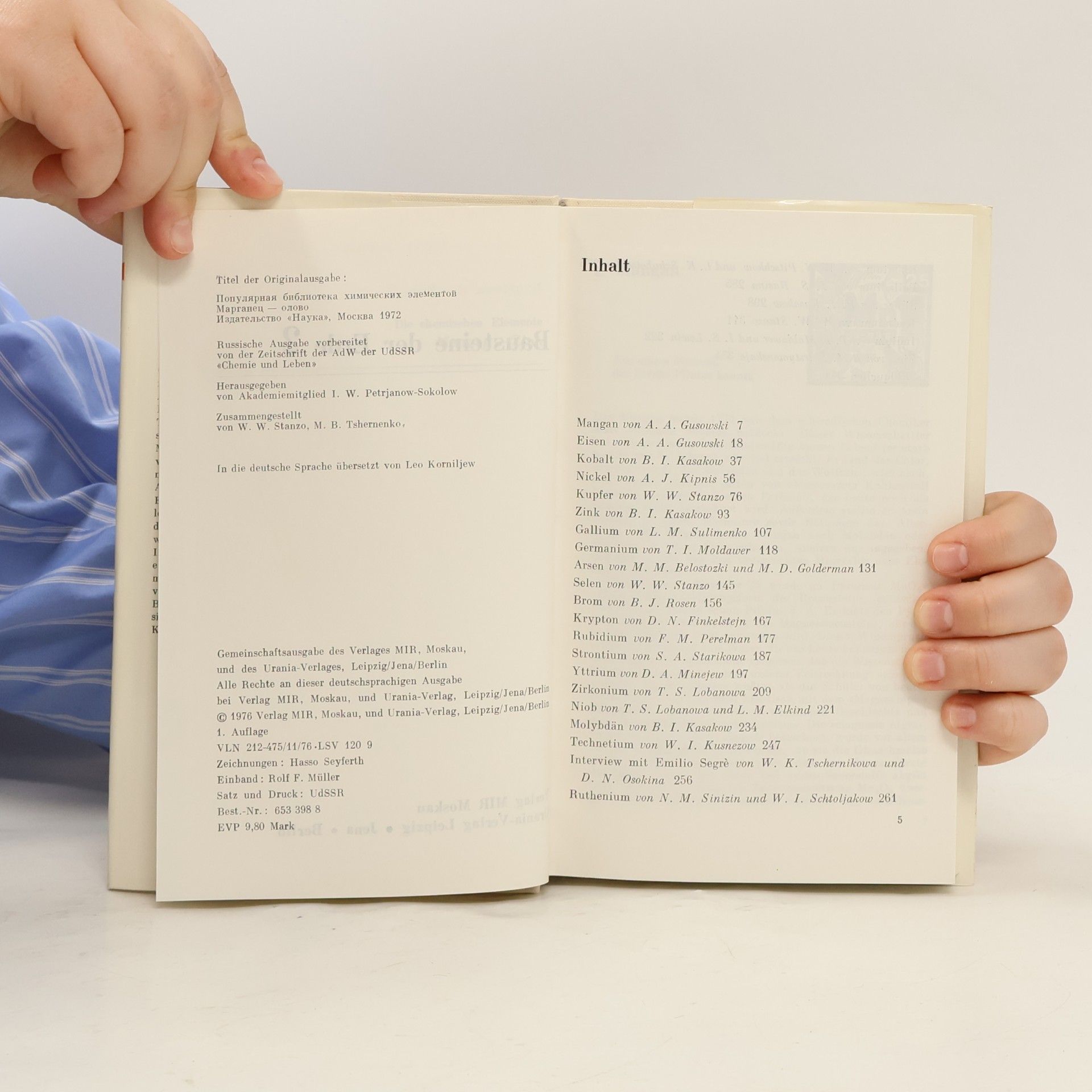 Various authors Bausteine der Erde Mn-Sn 2.díl