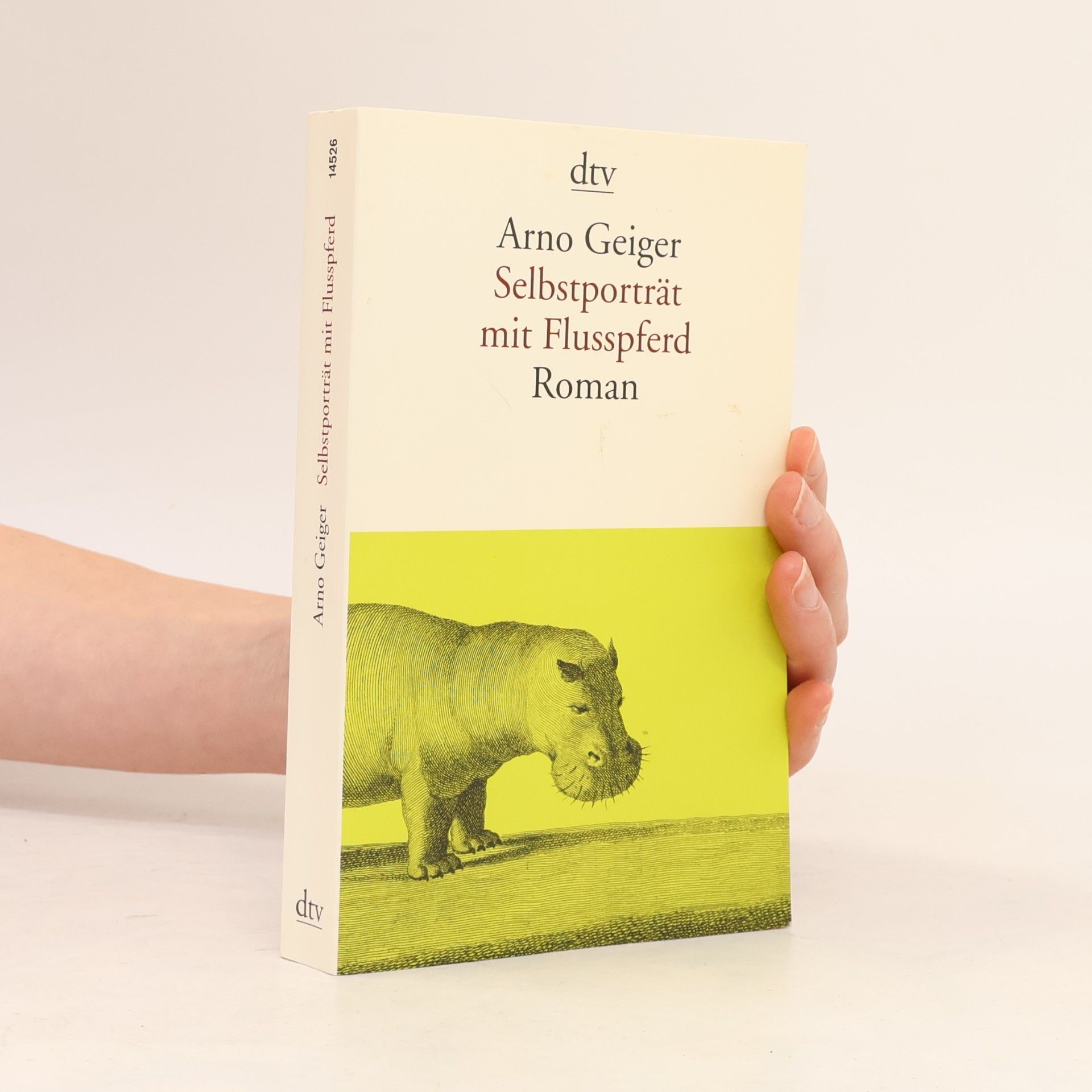 Arno Geiger Selbstporträt mit Flusspferd