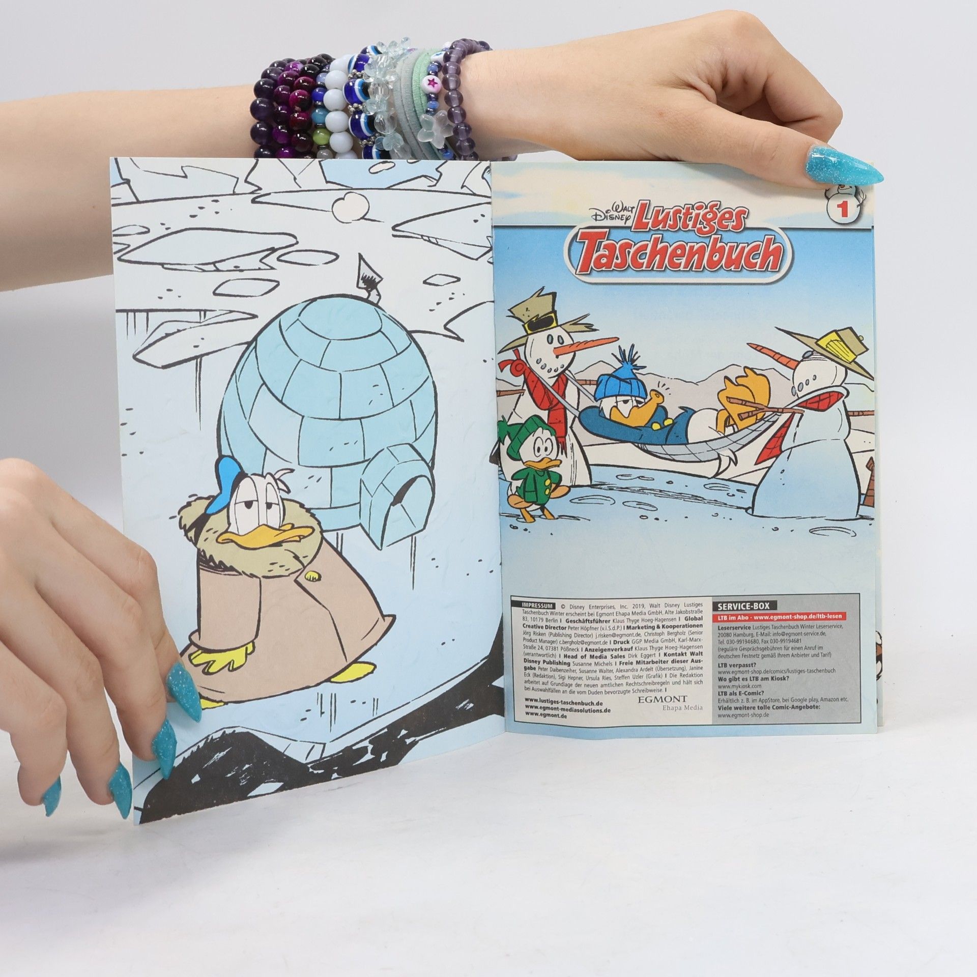 Walt Disney Lustiges Taschenbuch Winter 1. Wintergeschichten