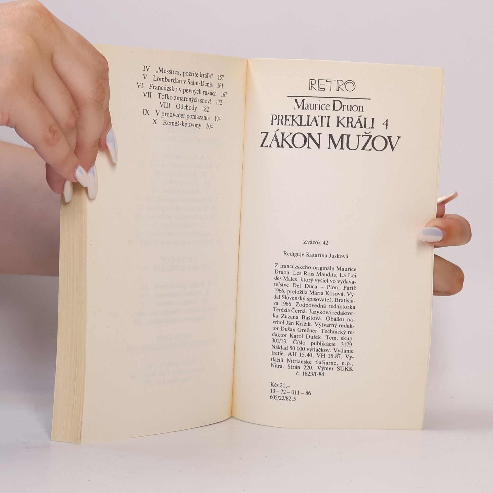 Maurice Druon Prekliati králi 4. Zákon mužov