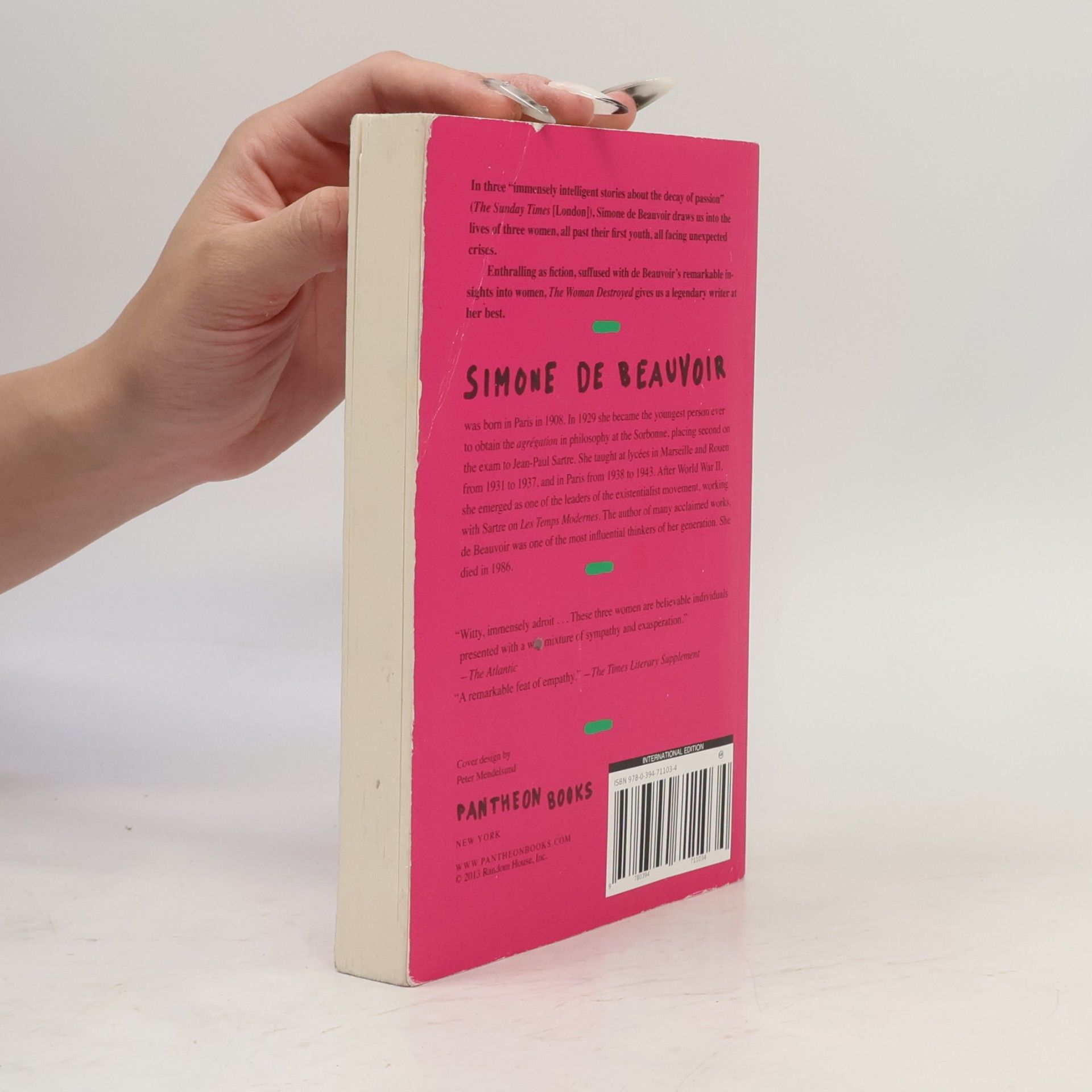 Simone de Beauvoir The Woman Destroyed