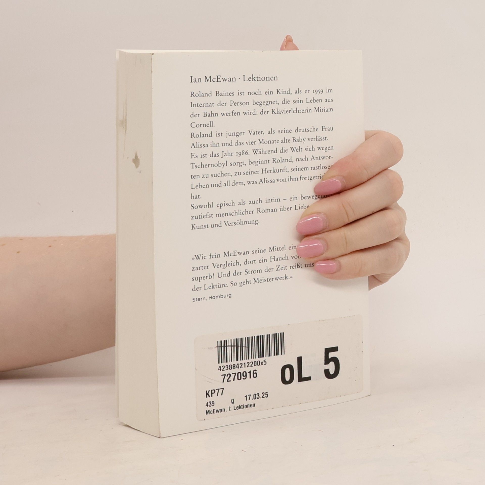 Ian McEwan Lektionen