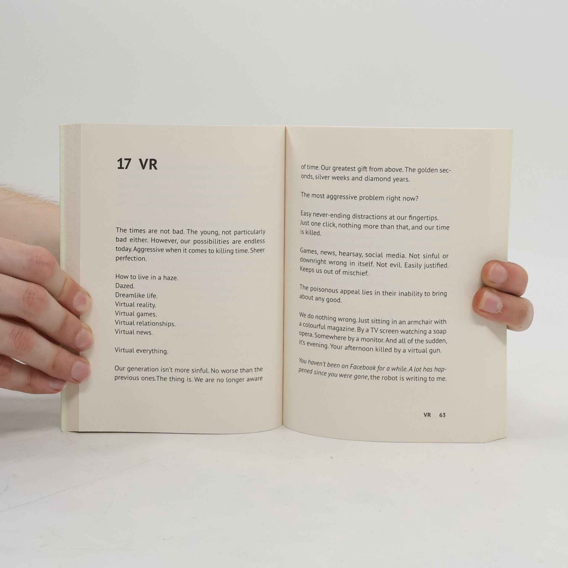 Marek Vácha Here It Comes: Unsolicitated Advice to the Young