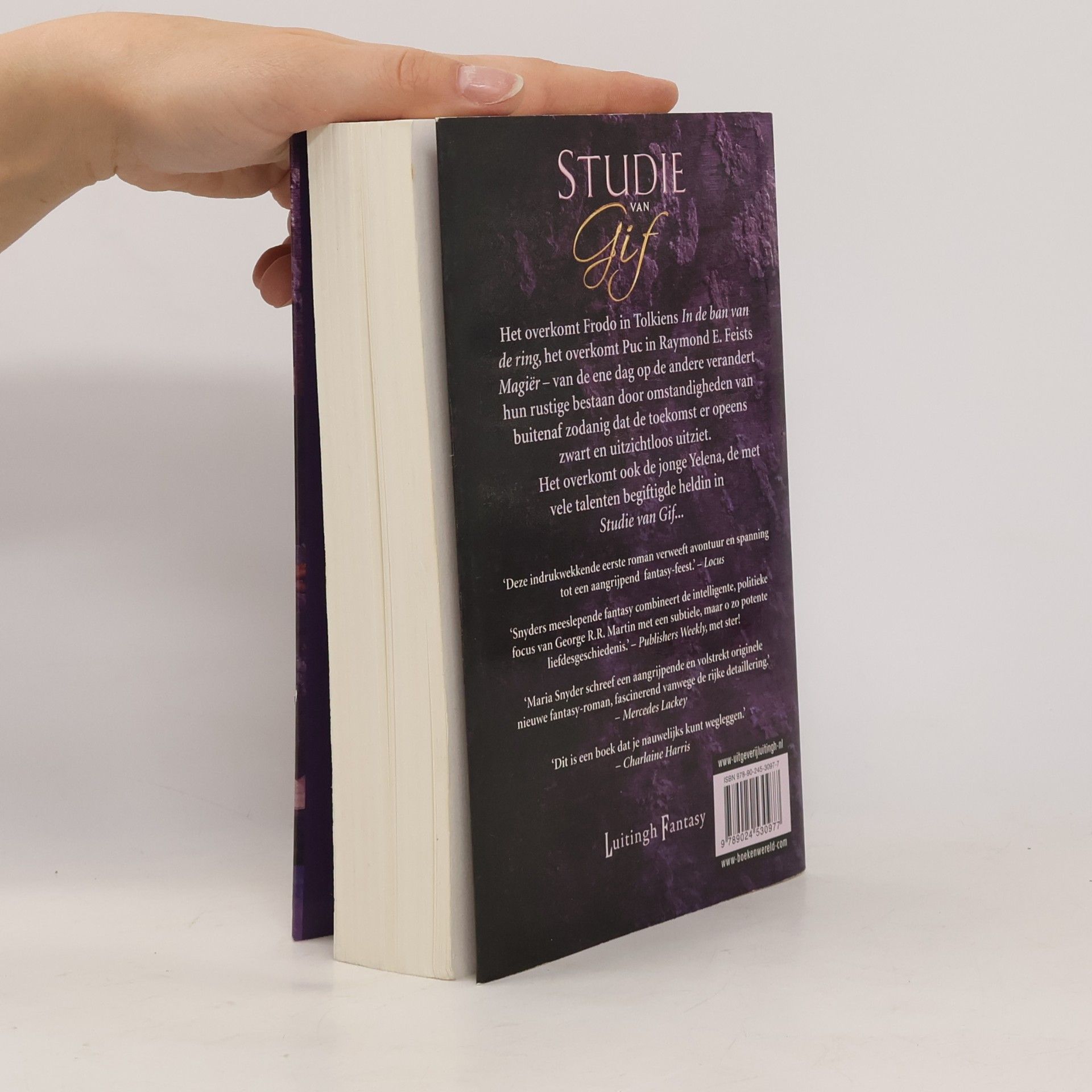 Maria V. Snyder Studie van Gif - druk 1
