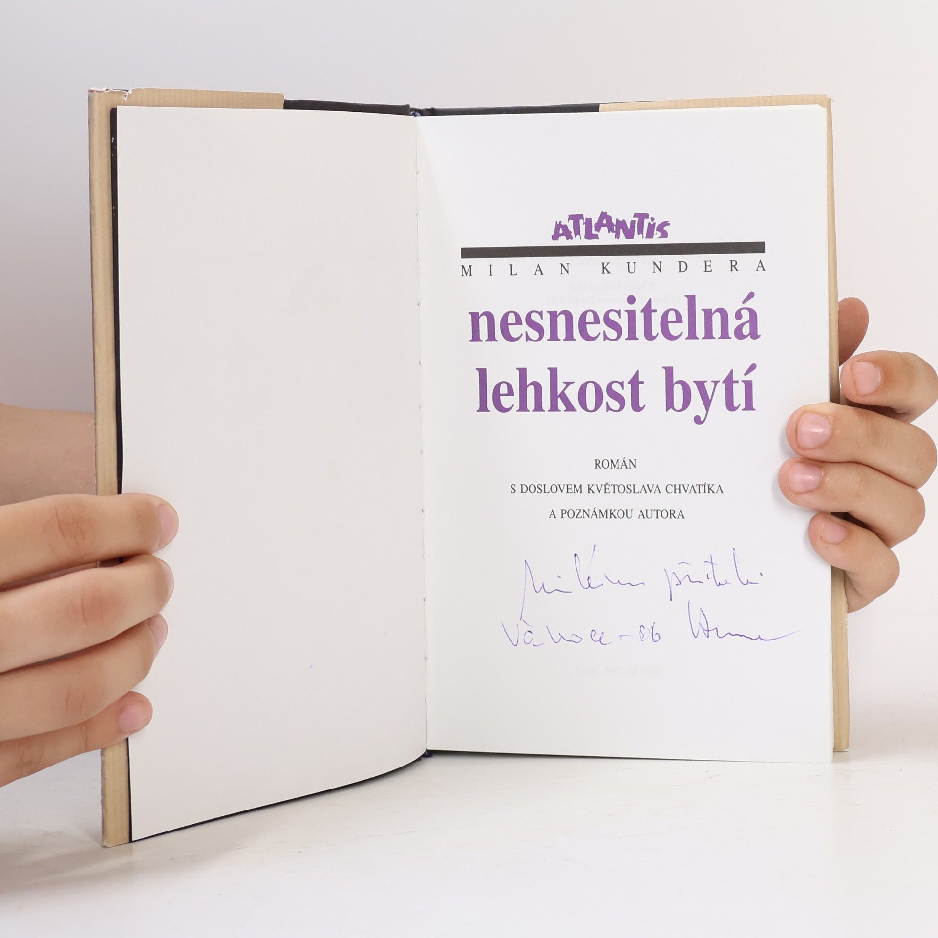 Milan Kundera Nesnesitelná lehkost bytí