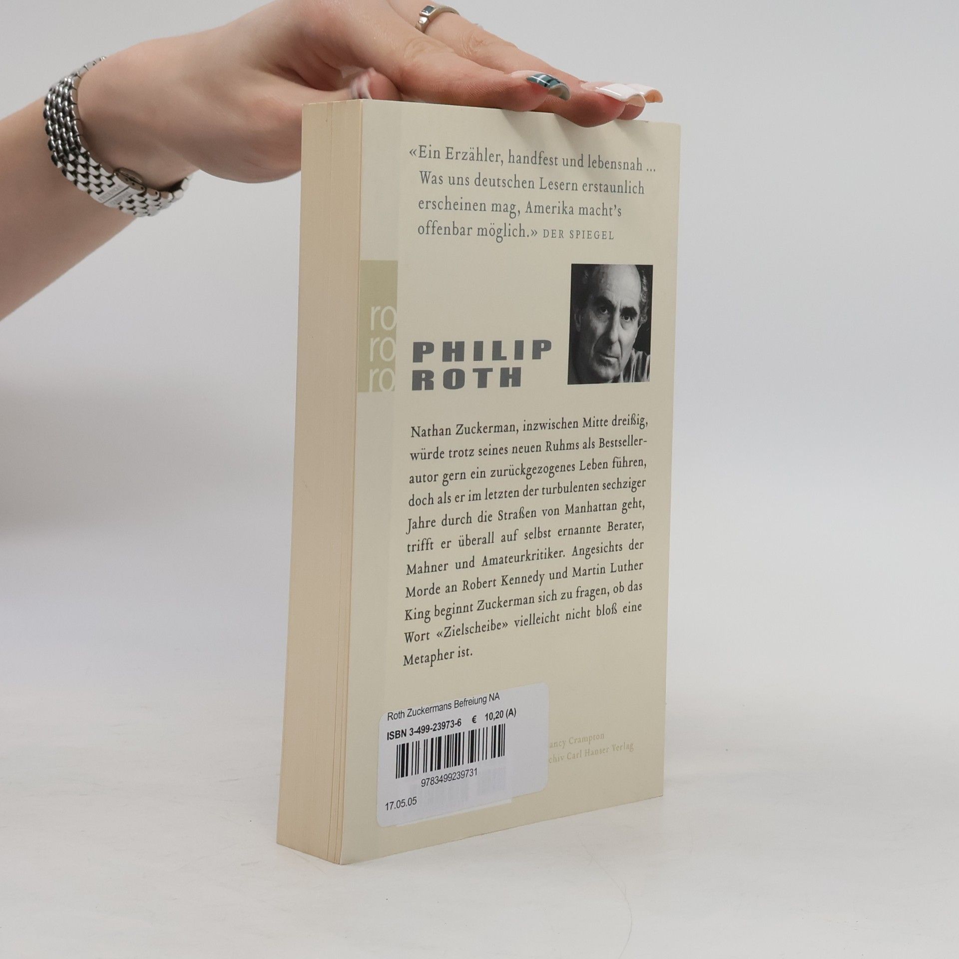 Philip Roth Zuckermans Befreiung