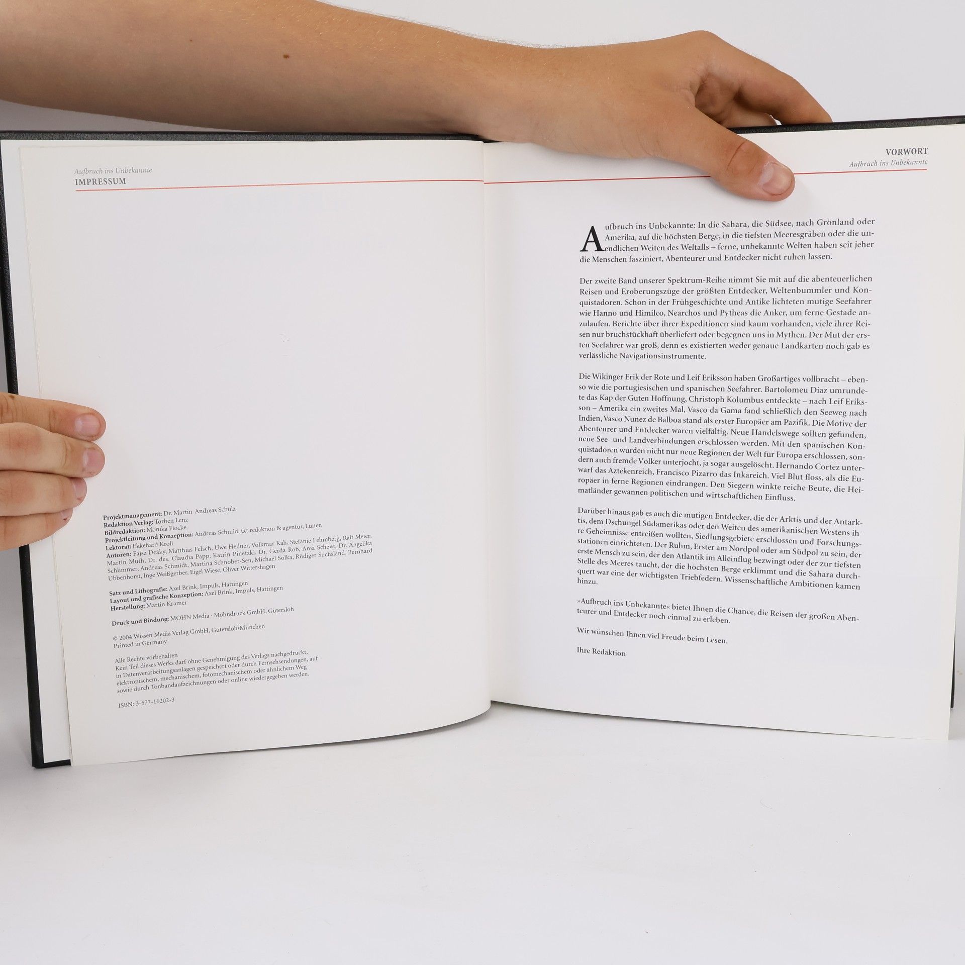 Various authors Spektrum. Aufbruch ins Unbekannte