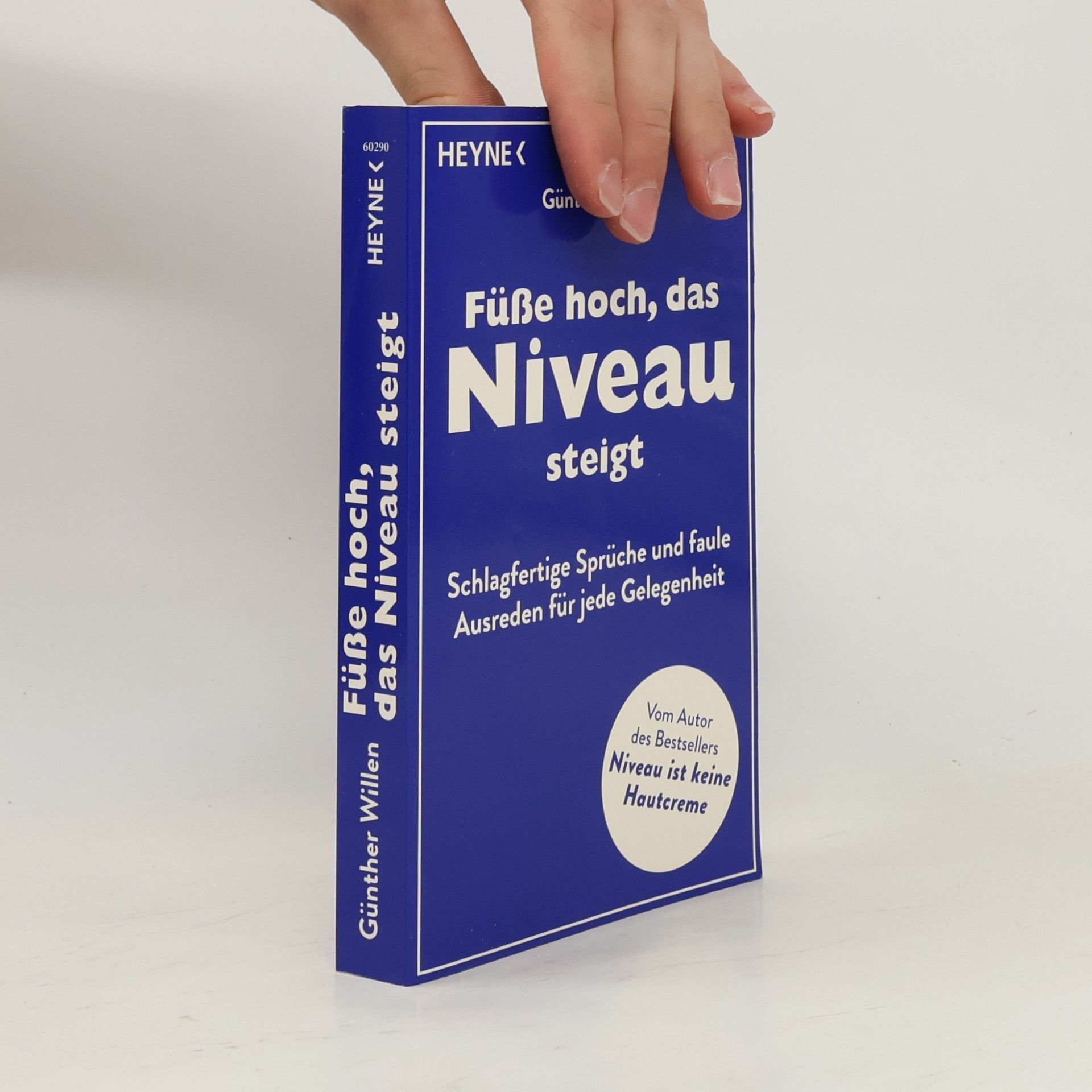 Füße hoch, das Niveau steigt