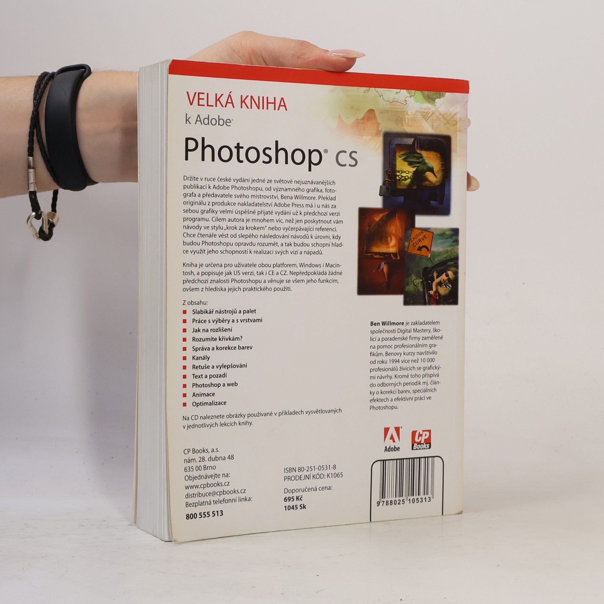 Ben Willmore Velká kniha k Adobe Photoshop CS. Manuál k programu a škola výtvarných technik