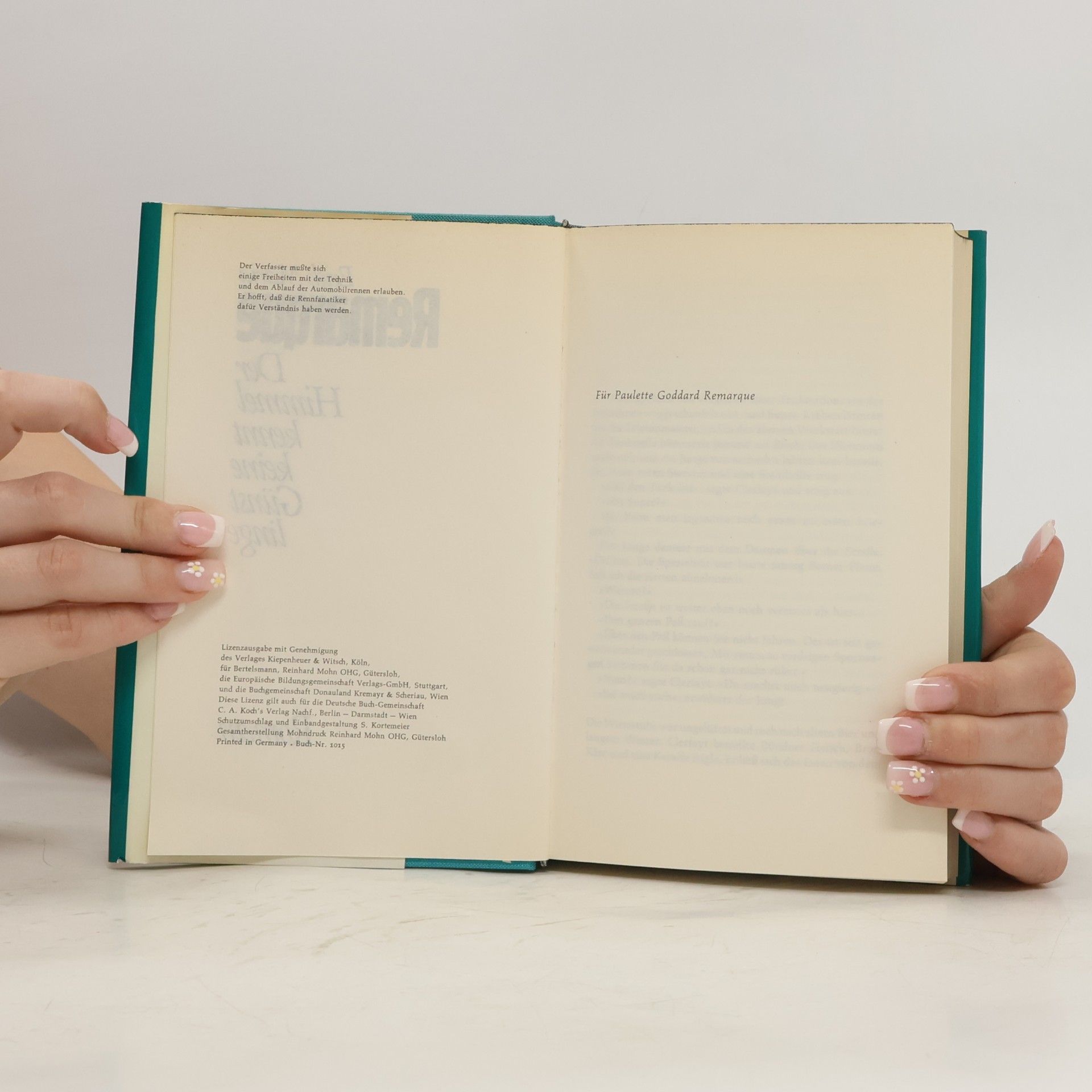Erich Maria Remarque Der Himmel kennt keine Günstlinge
