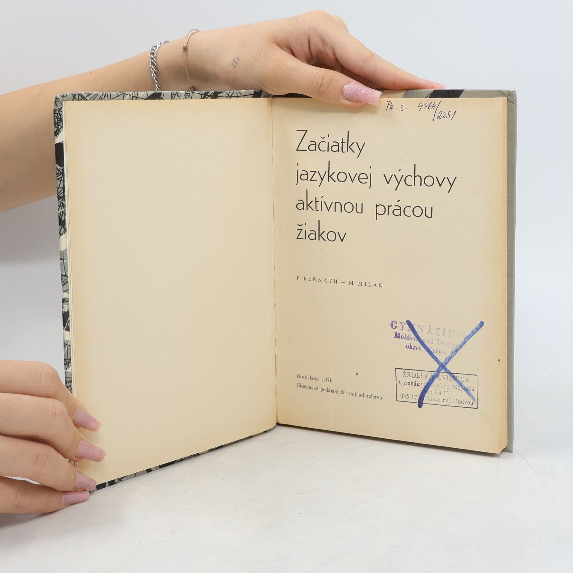 Pavol Bernáth Začiatky jazykovej výchovy aktívnou prácou žiakov