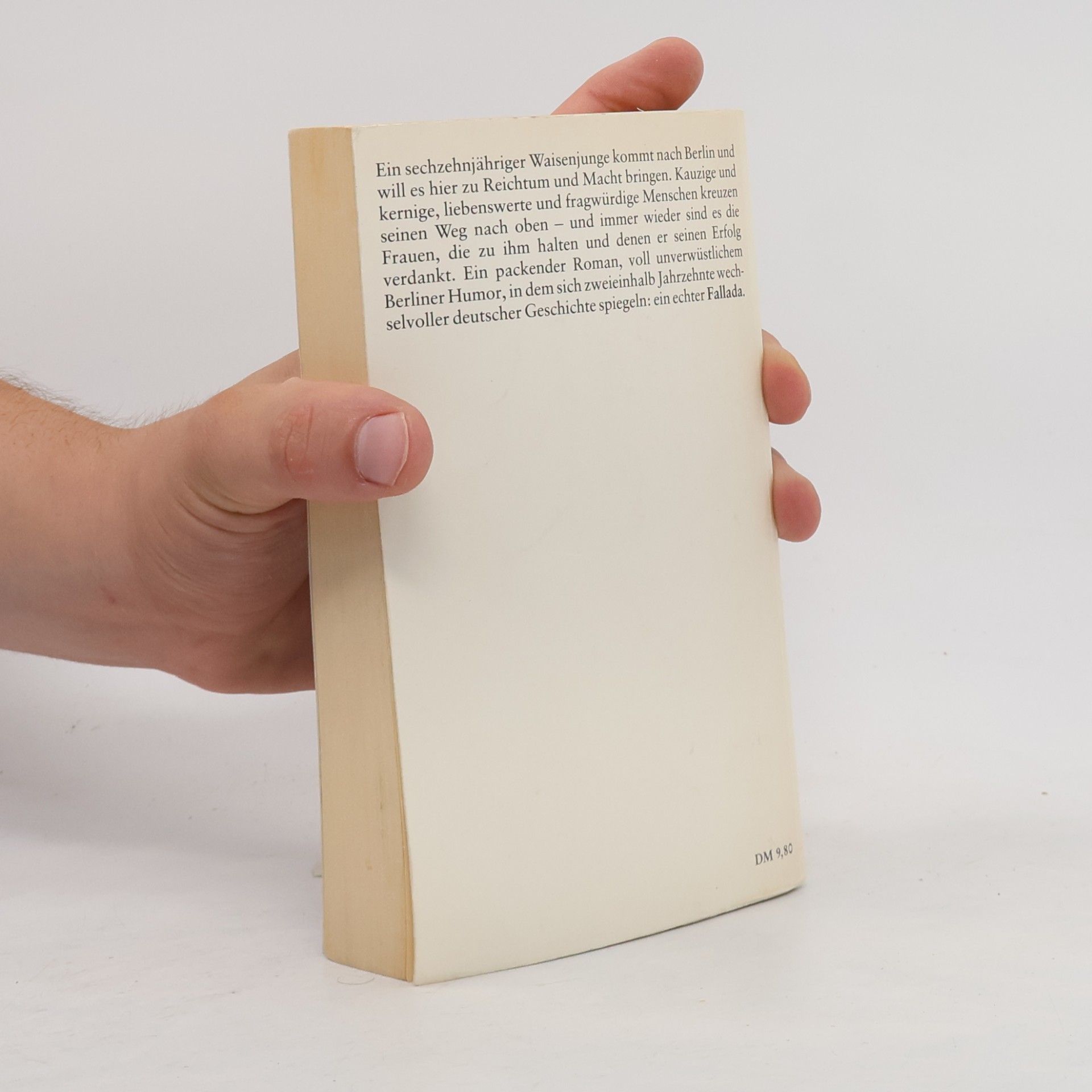 Hans Fallada Ein Mann will nach oben