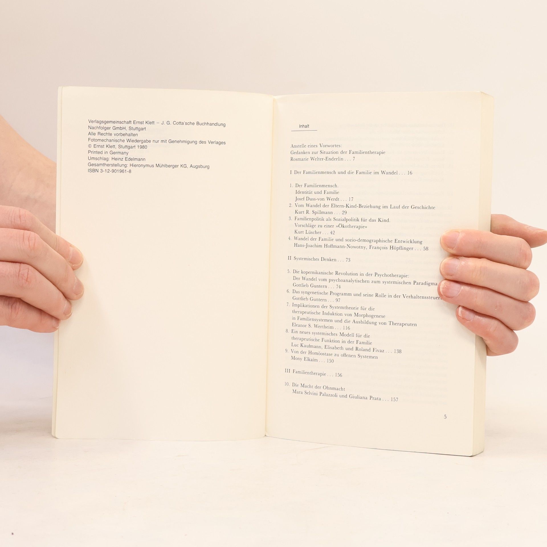 Josef Duss-von Werdt Texte zur Familiendynamik: Der Familienmensch