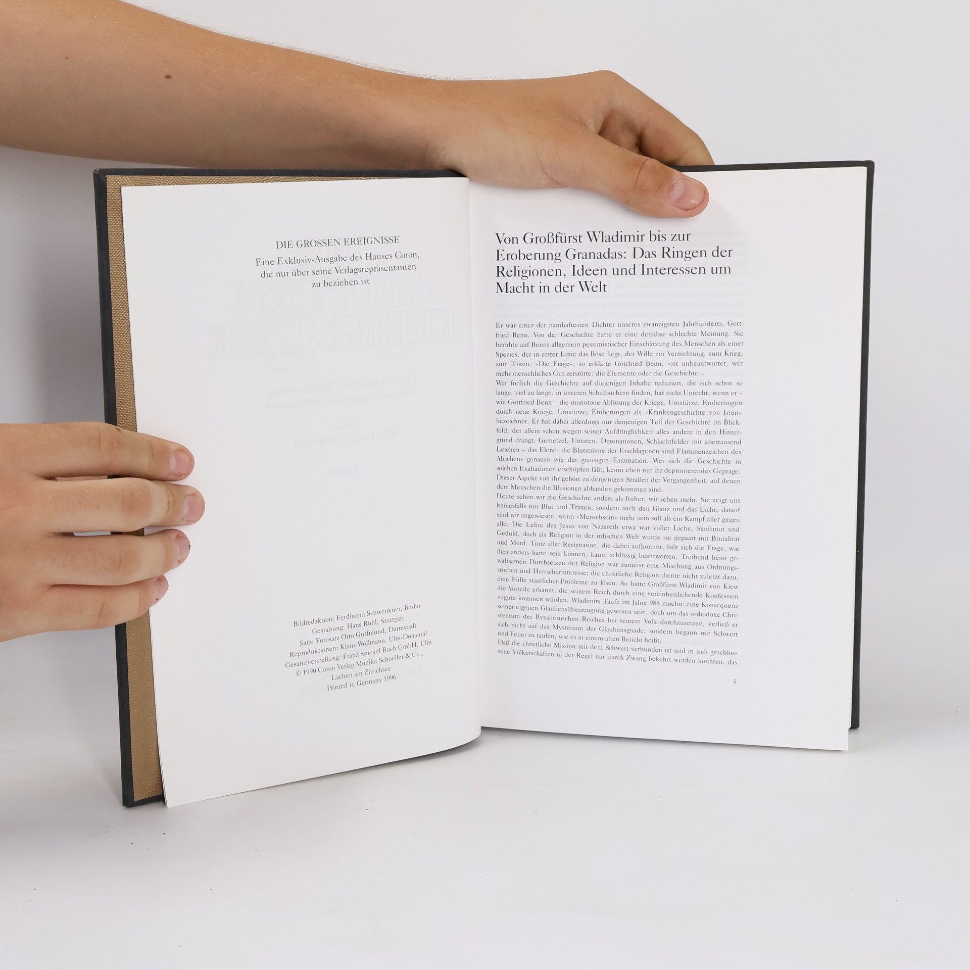 Various authors Die Grossen Ereignisse Band 3