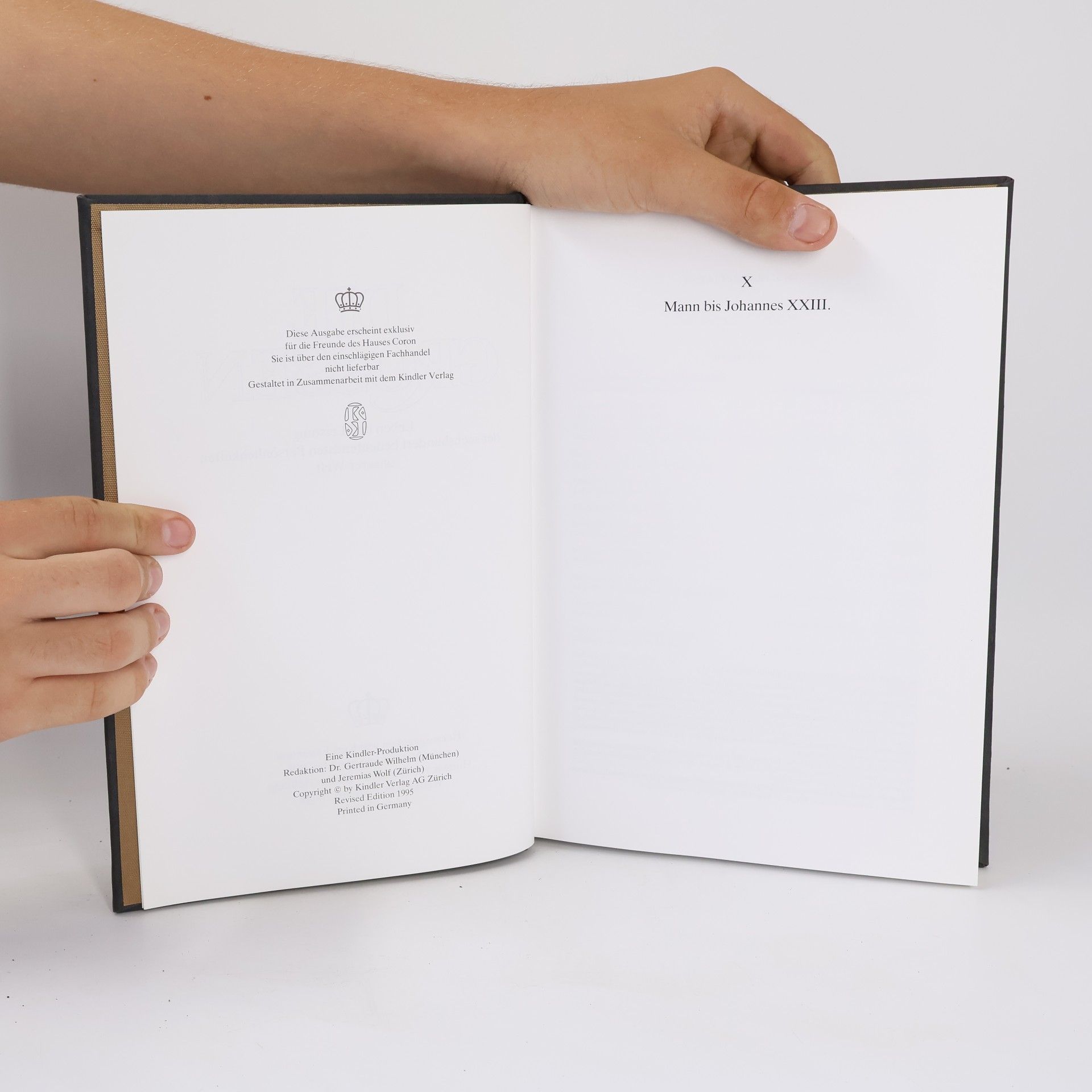 Autorenkollektiv Die Grossen X/1. Mann bis Johannes XXIII.