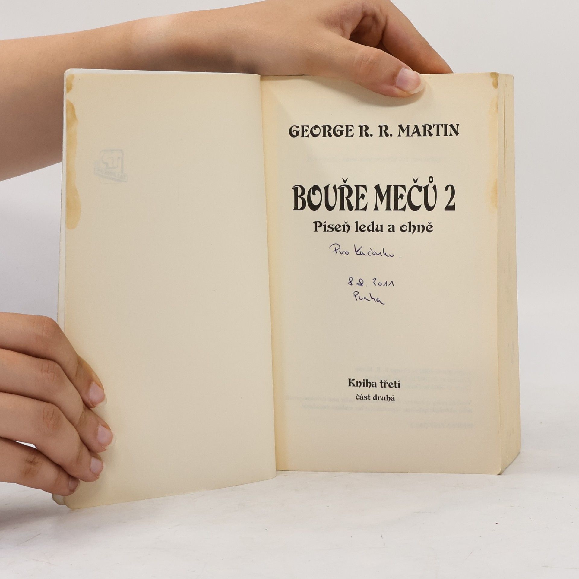 George R. R. Martin Bouře mečů 2. Píseň ledu a ohně