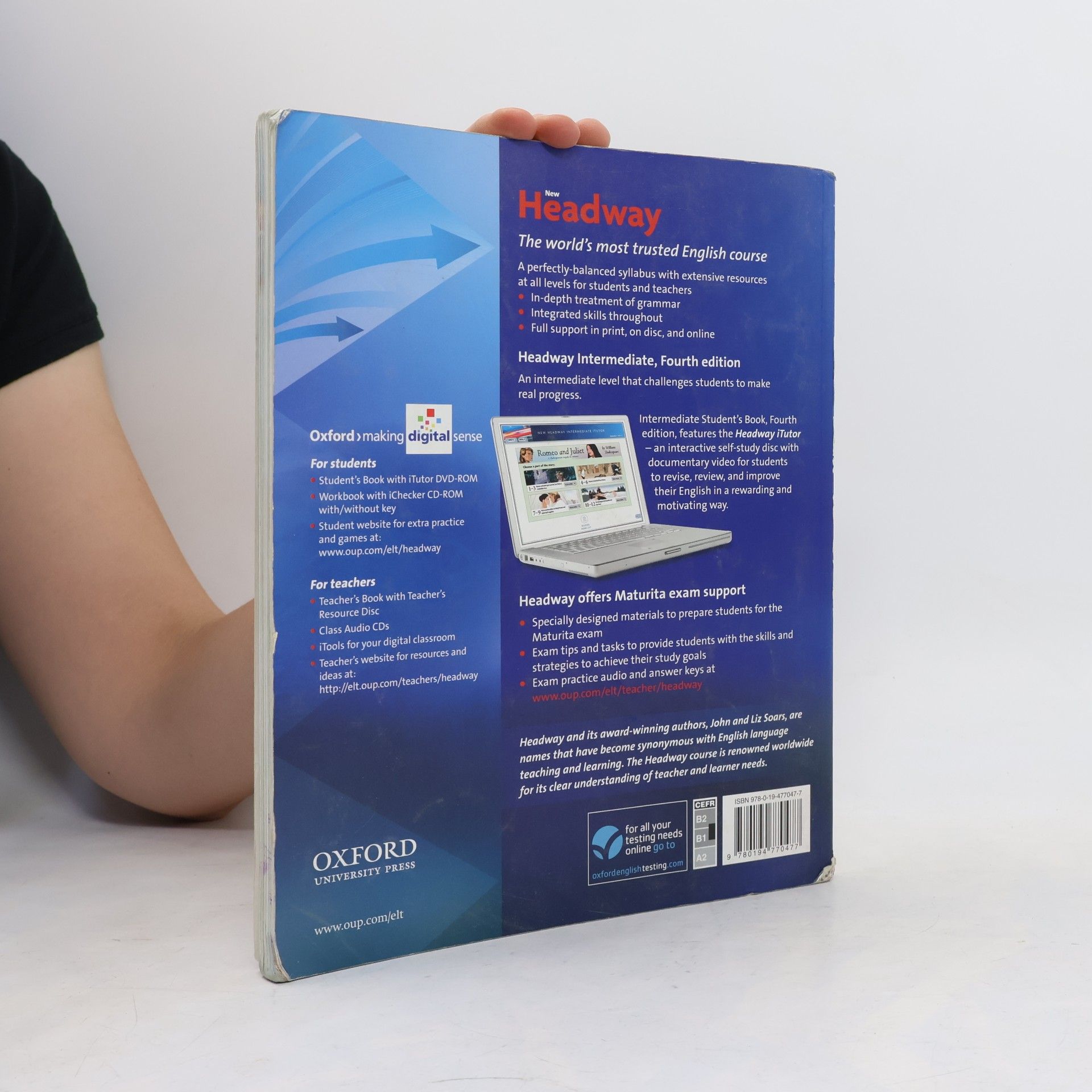 Liz Soars New Headway. Intermediate. Maturita student's book