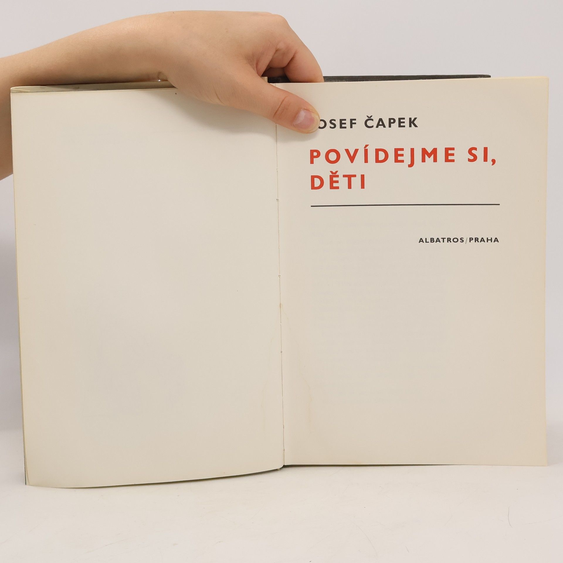 Josef Čapek Povídejme si, děti