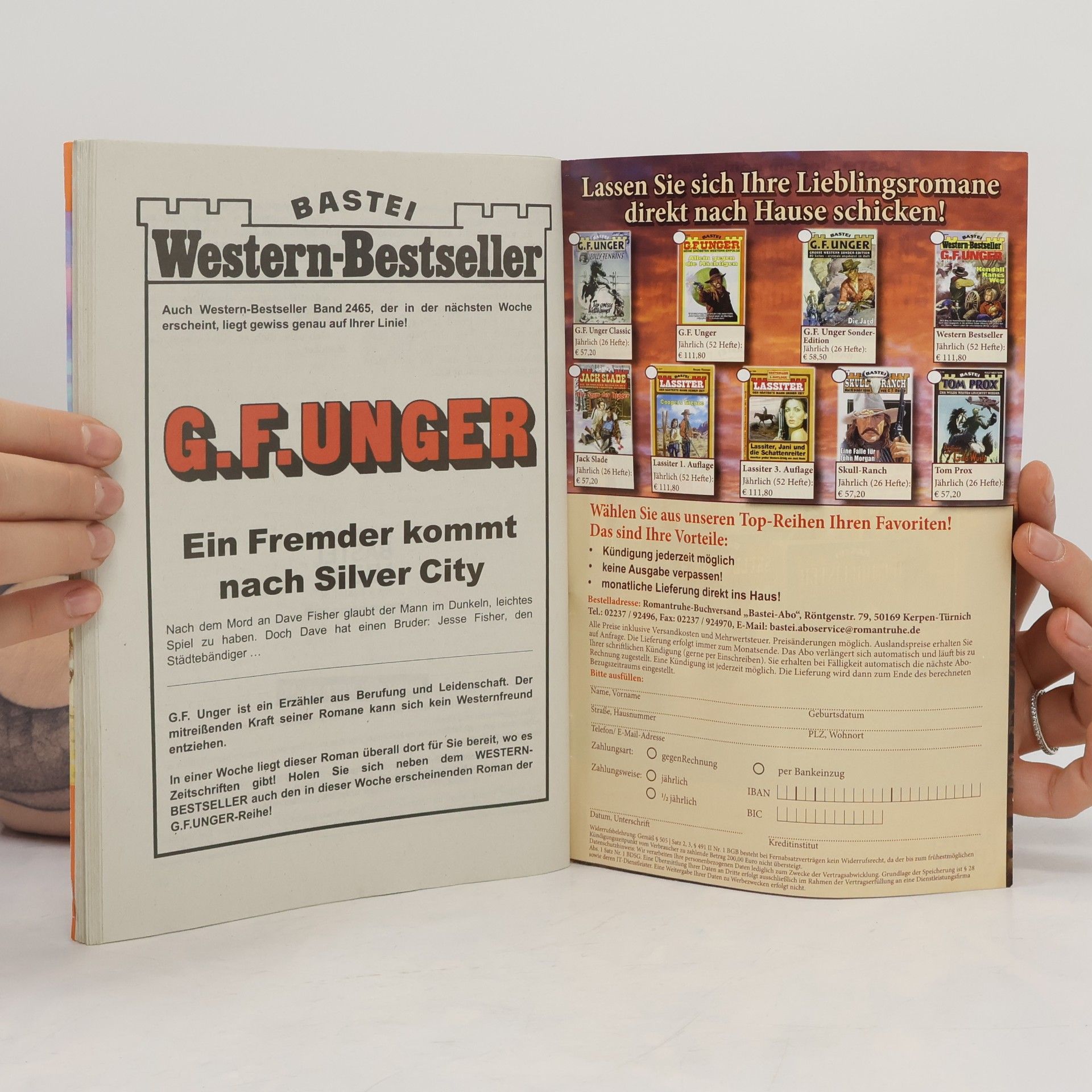 Gert Fritz Unger Western-Bestseller 2464. Die Starken