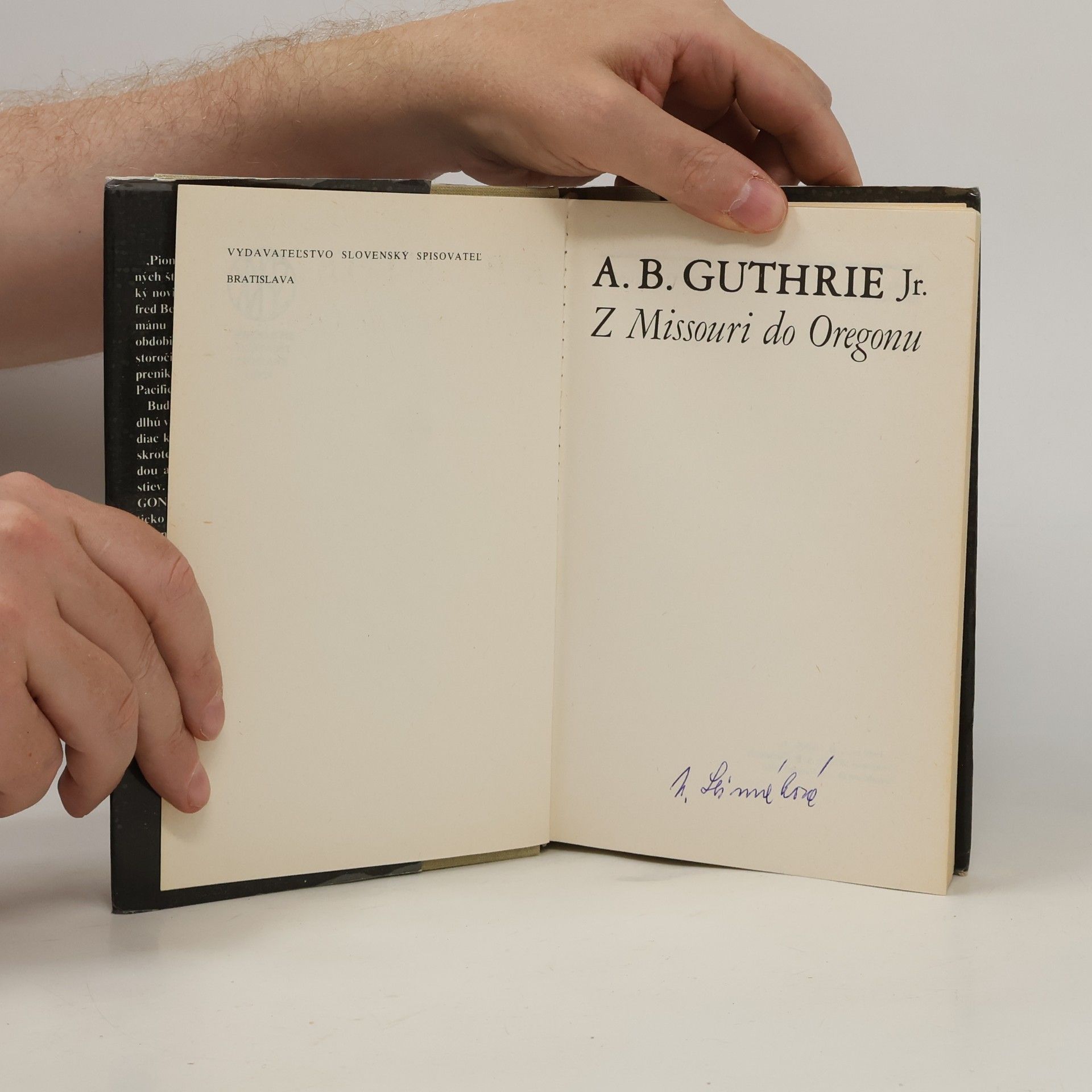Alfred Bertram Guthrie Z Missouri do Oregonu