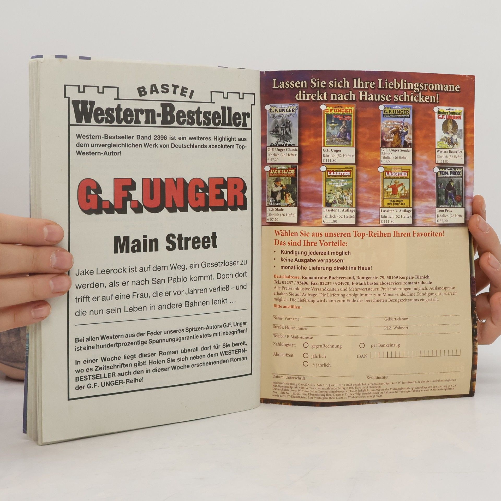Gert F. Unger Western-Bestseller 2395