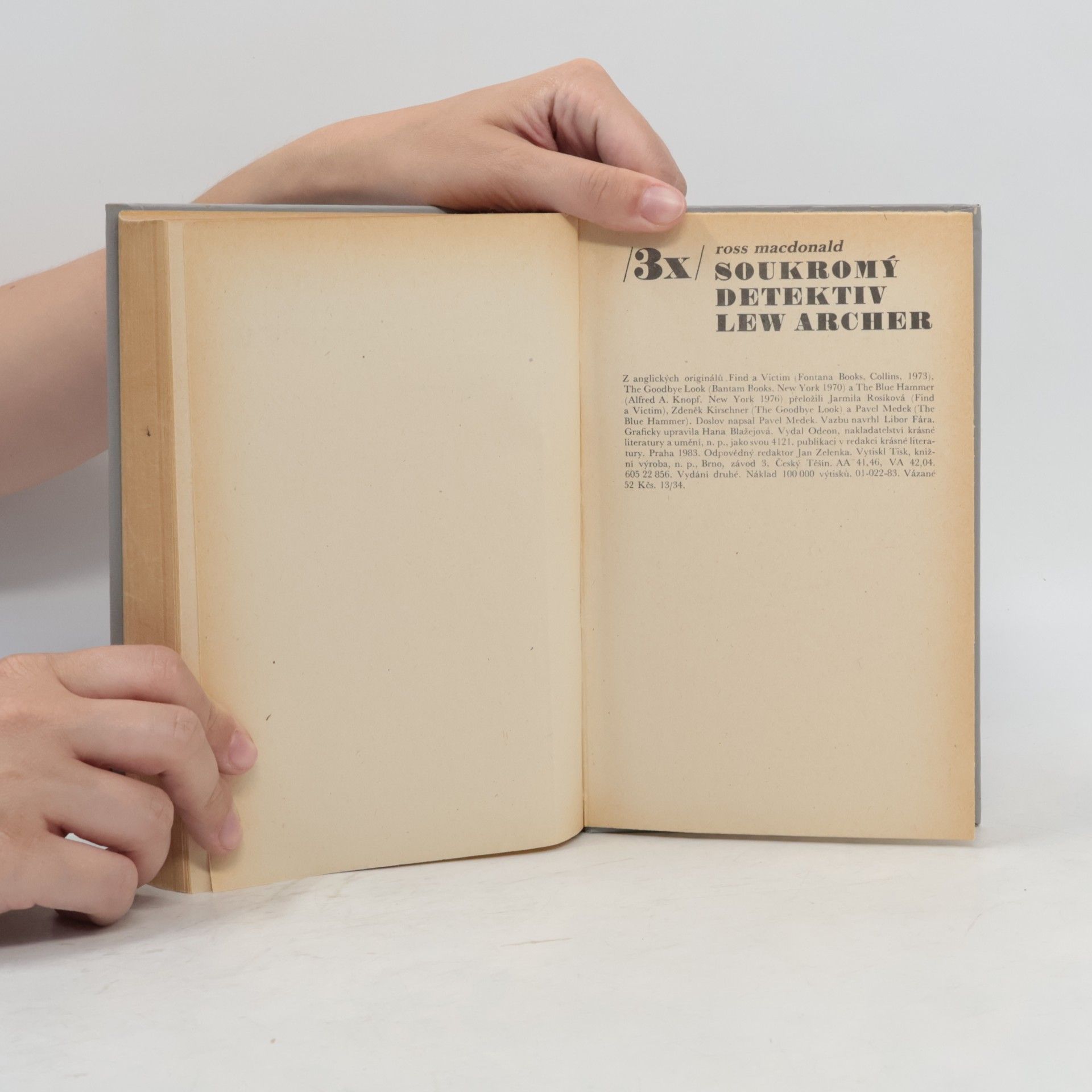 Ross Macdonald Třikrát soukromý detektiv Lew Archer