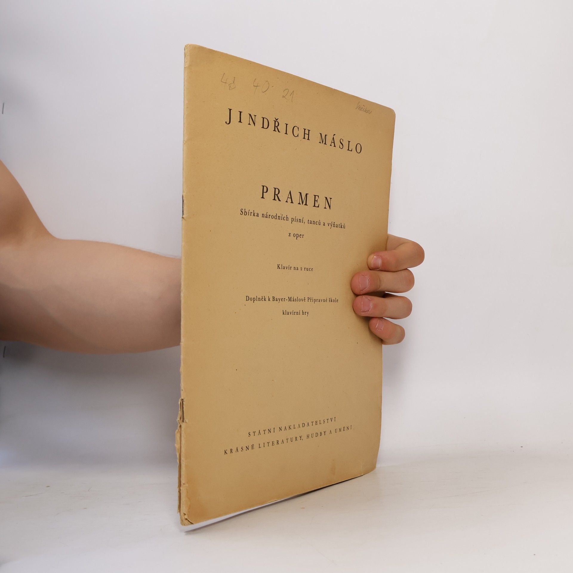 Jindřich Máslo Pramen - klavír