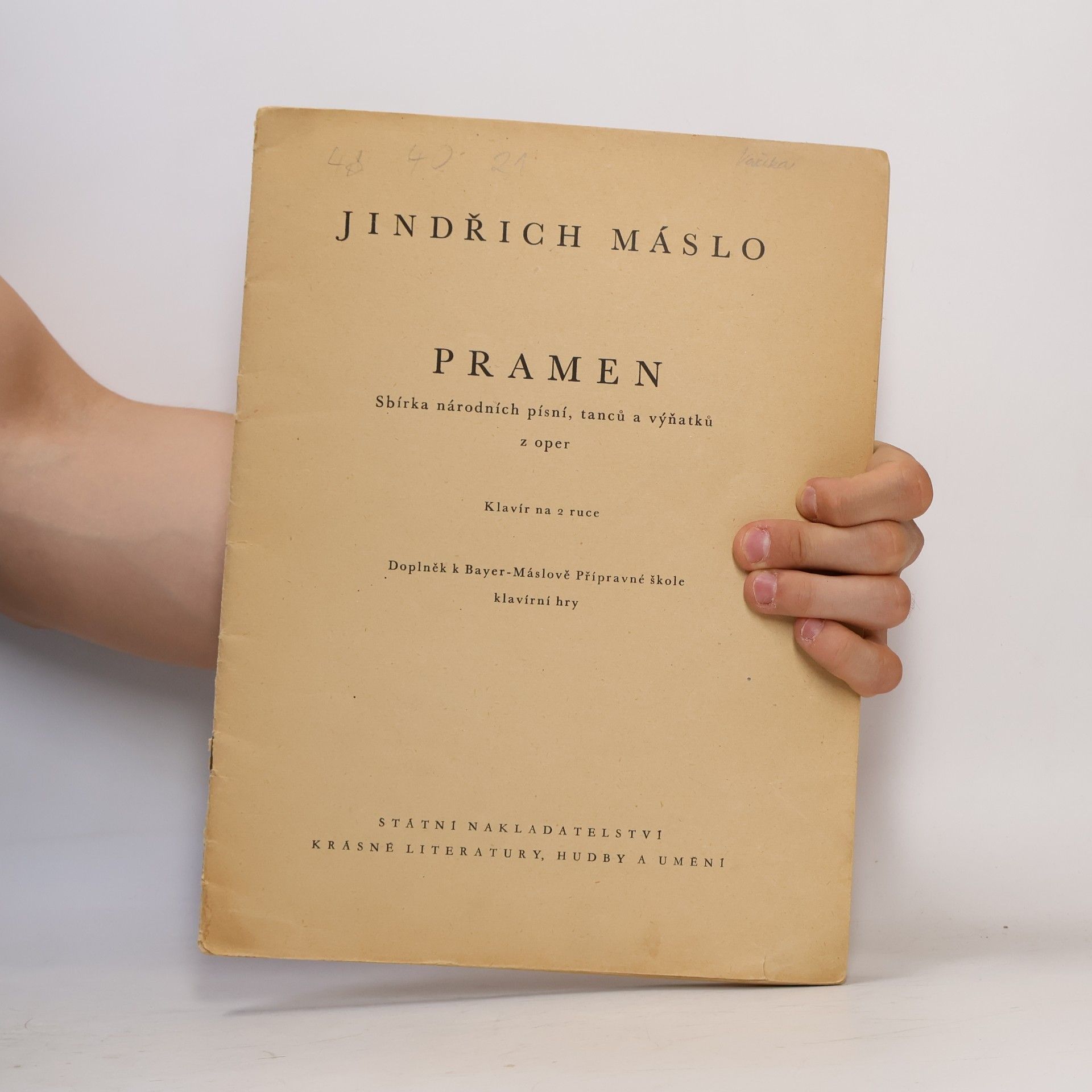 Jindřich Máslo Pramen - klavír