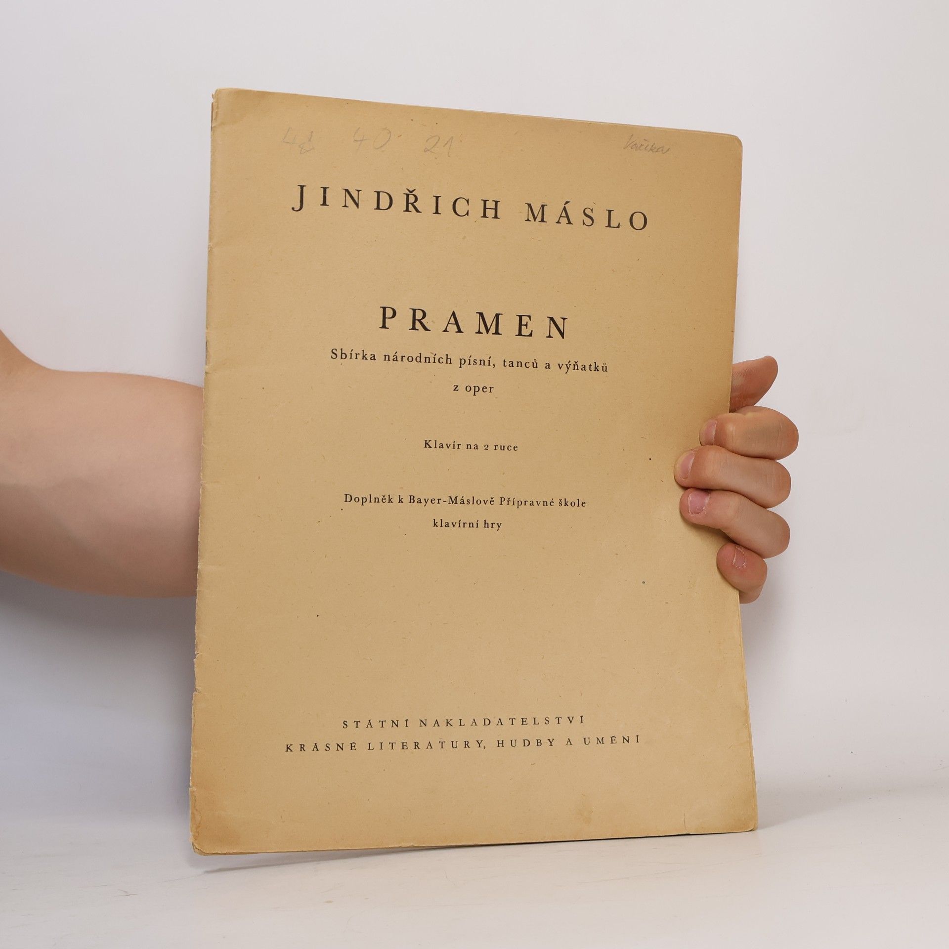 Jindřich Máslo Pramen - klavír