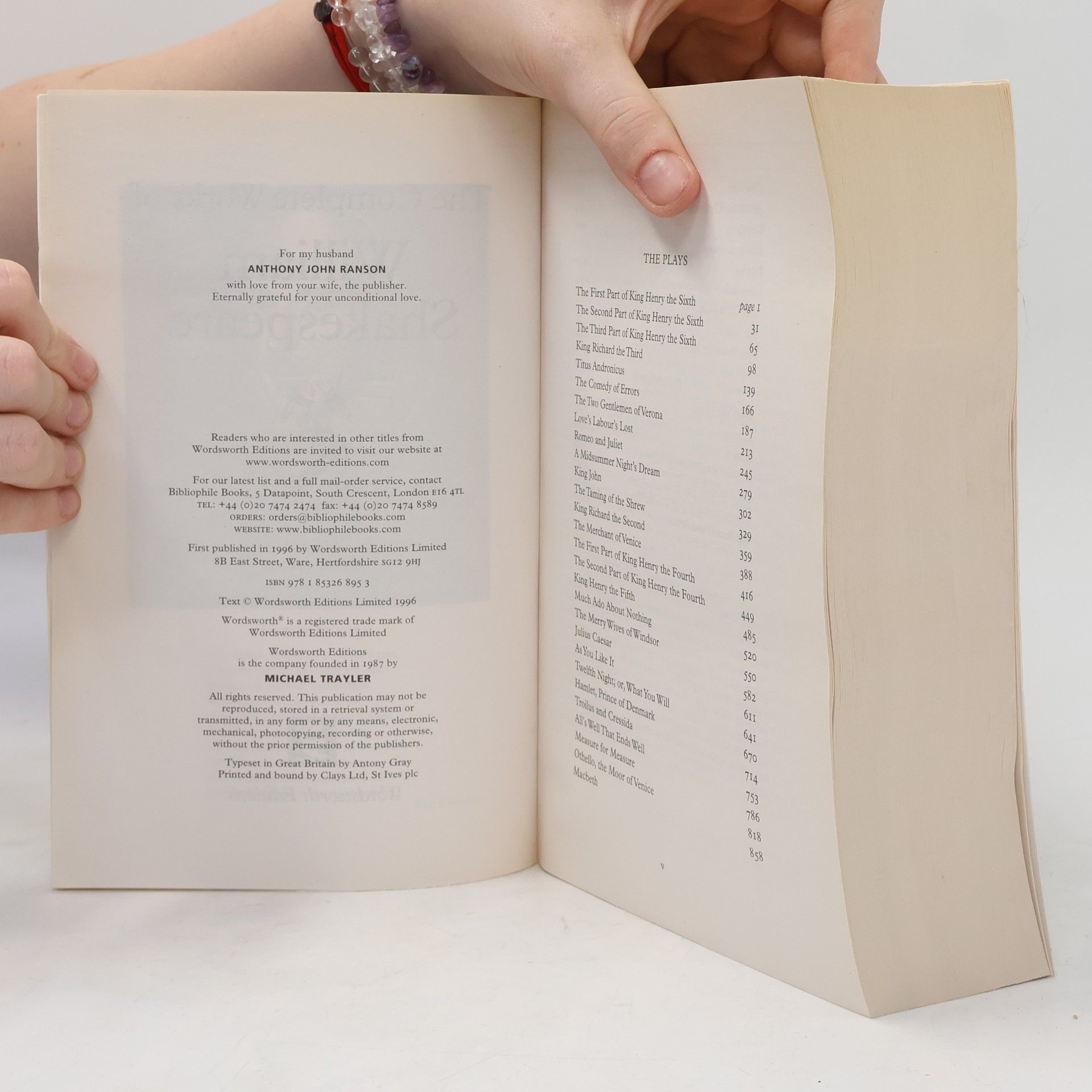 William Shakespeare The Complete Works of William Shakespeare