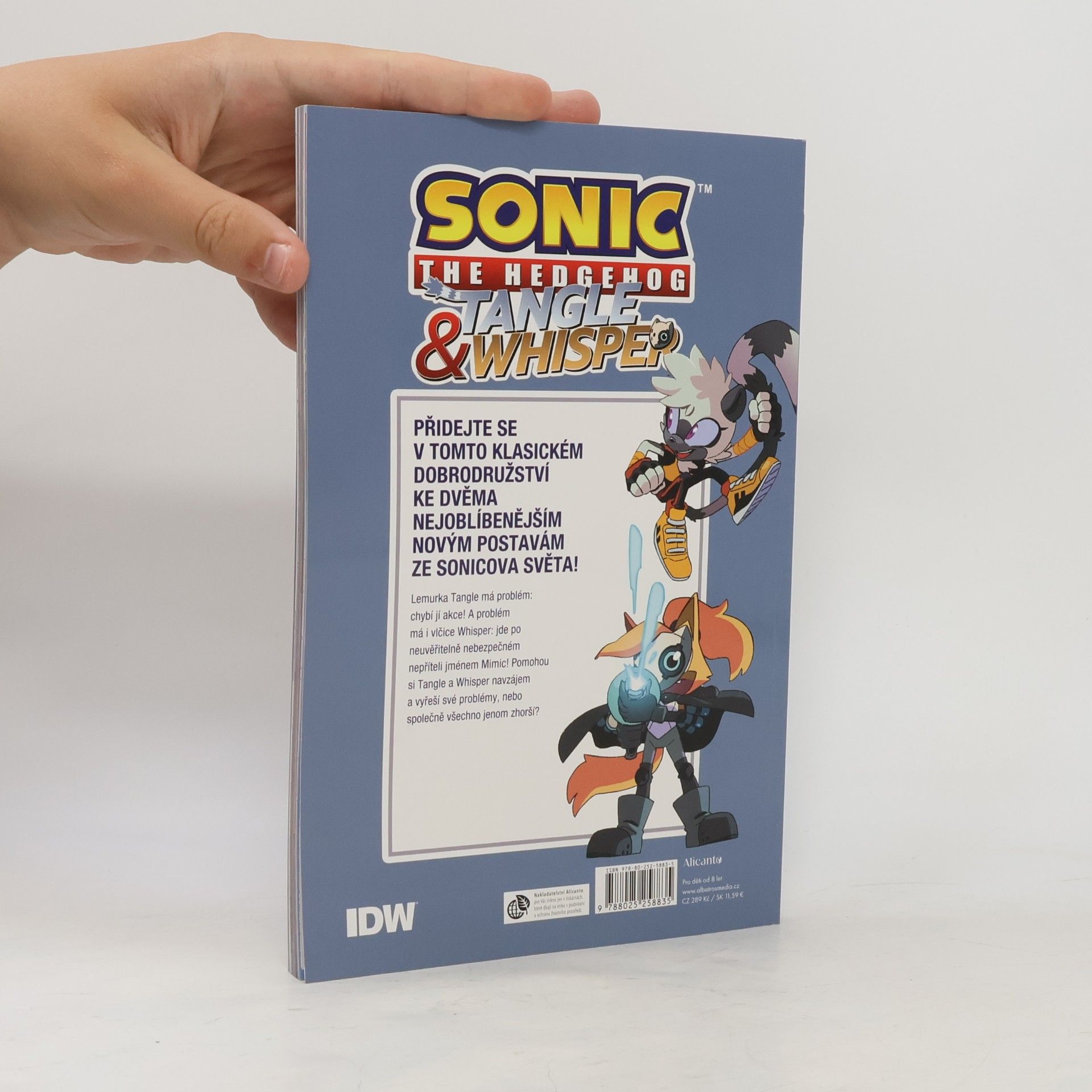 Ian Flynn Ježek Sonic speciál - Tangle & Whisper