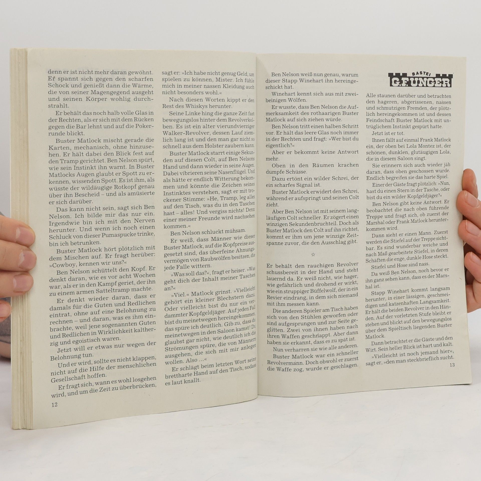Gert Fritz Unger G. F. Unger. Seine grössten Western Erfolge 1684