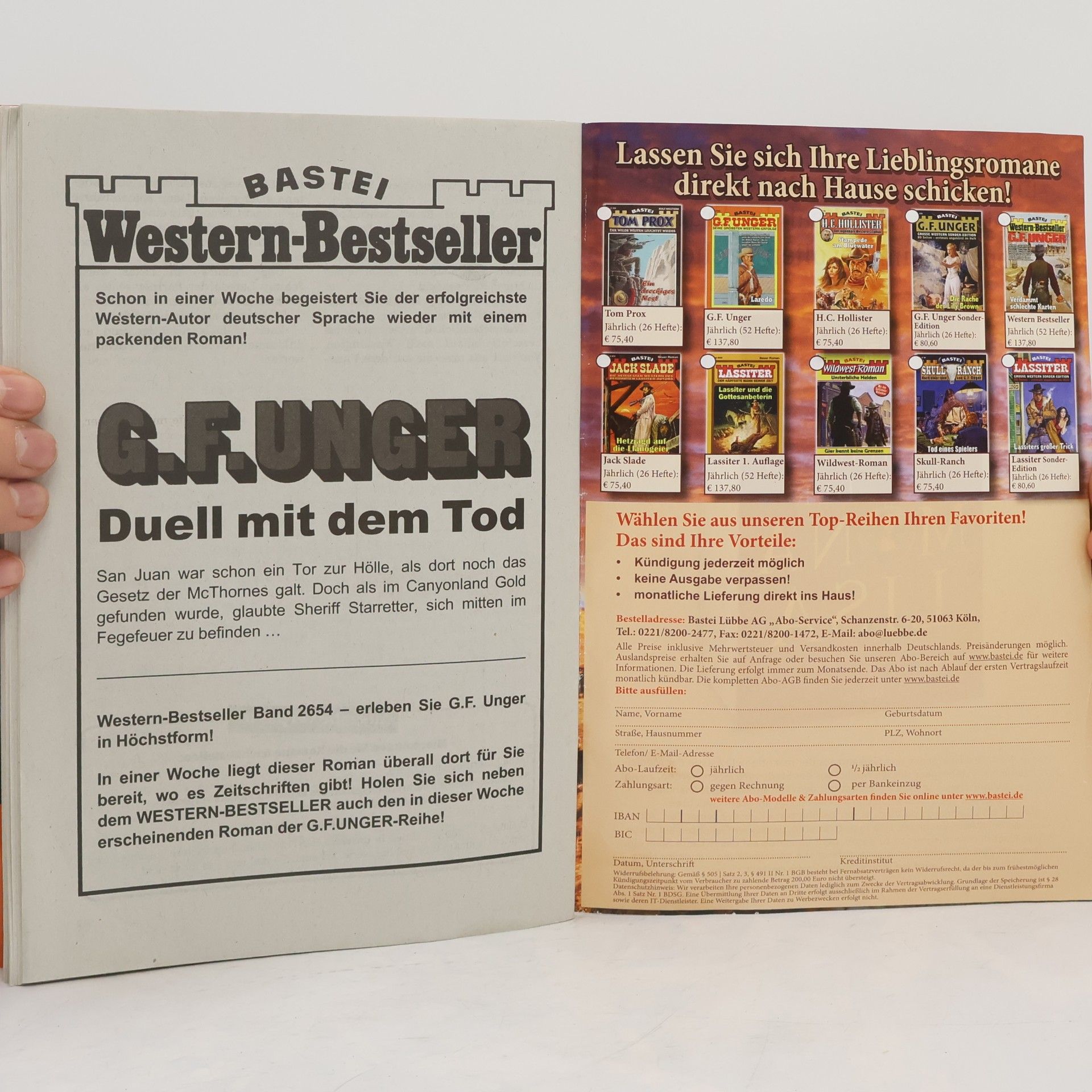 G. F. Unger Western-Bestseller. Band 1294